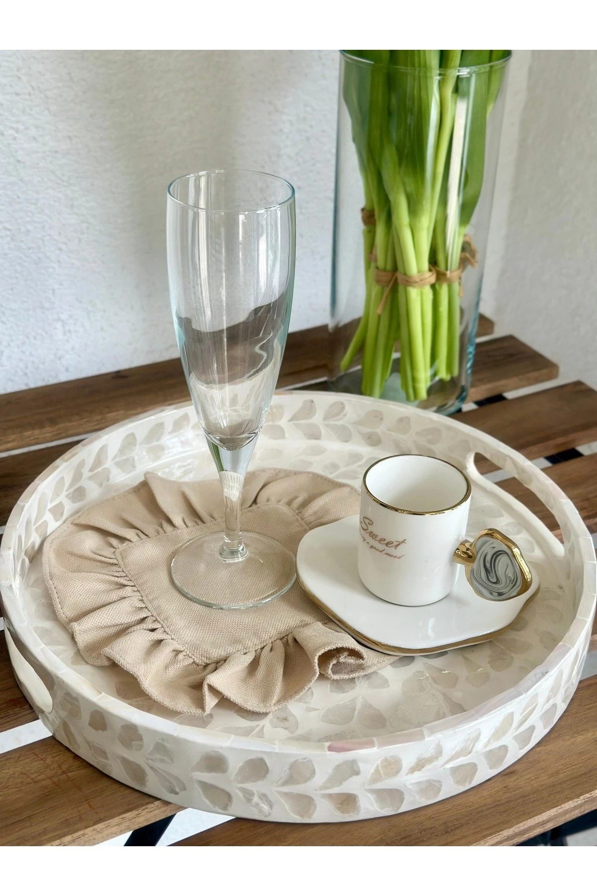 6’lı Fırfırlı Kokteyl Sunum Peçetesi