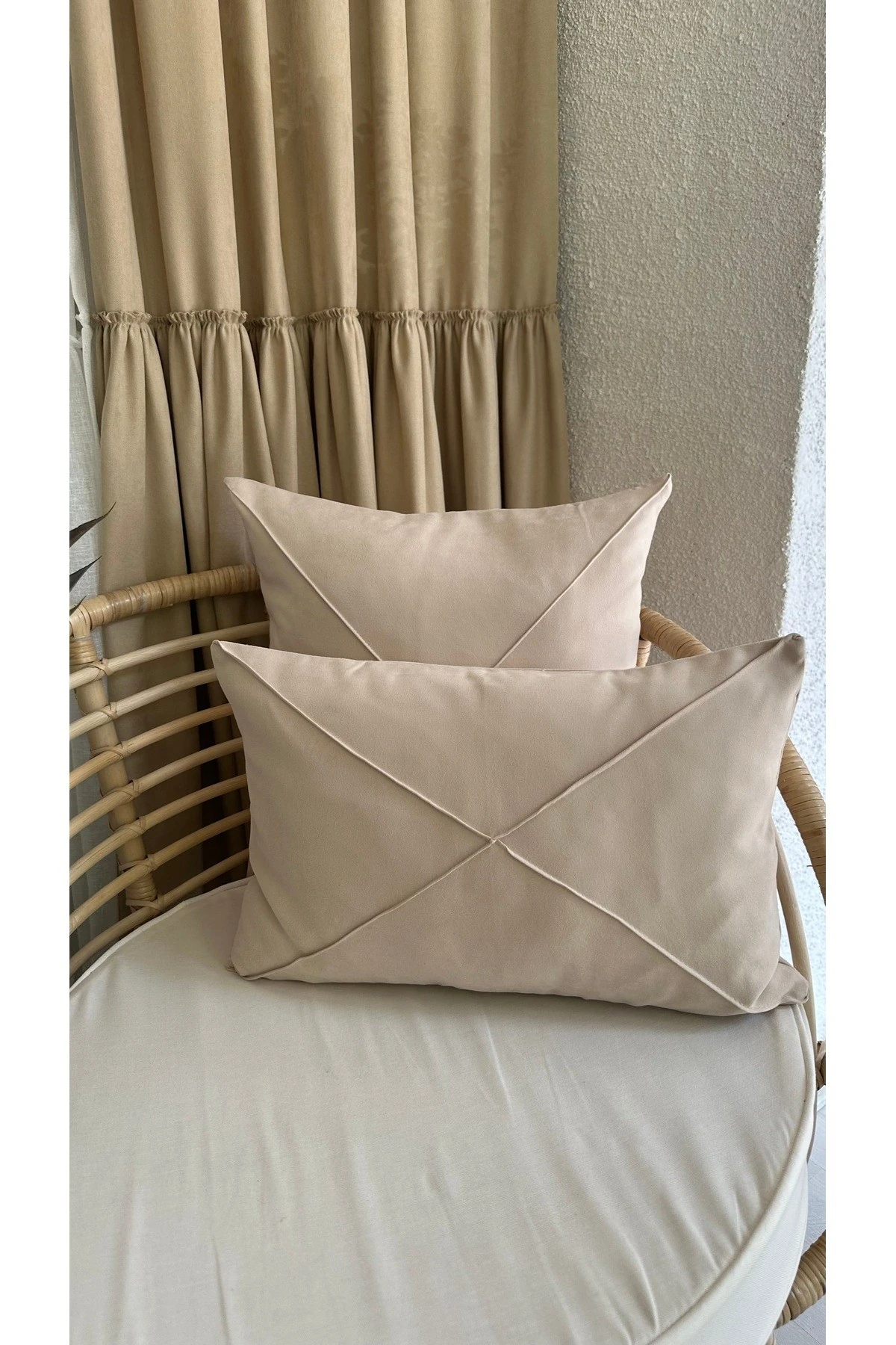 Bej Salon Kırlent Kılıfı 1 ADET