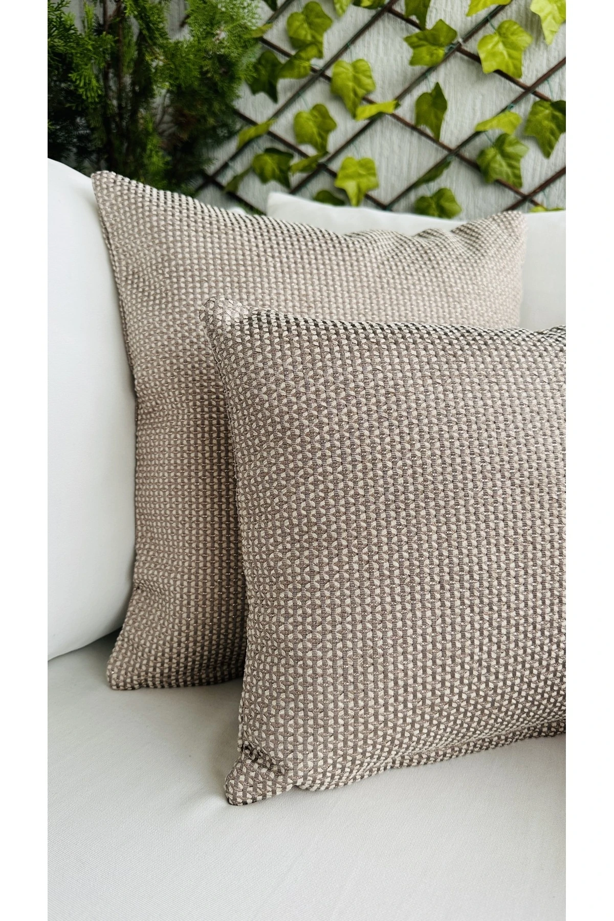 Rose Simli Vizon Salon Kırlent Kılıfı 1 Ad Kumaş Revize Edildi