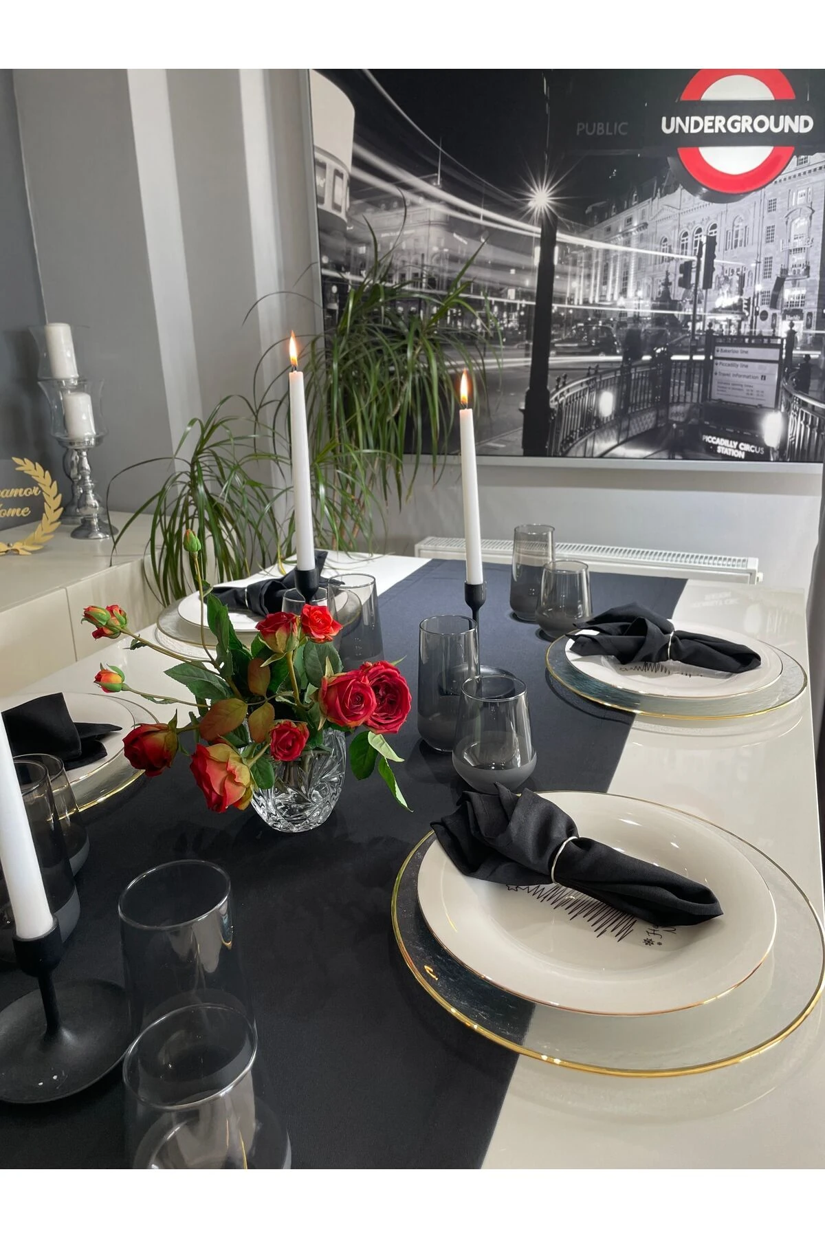 Thick Linen Dertsiz Uzun Runner