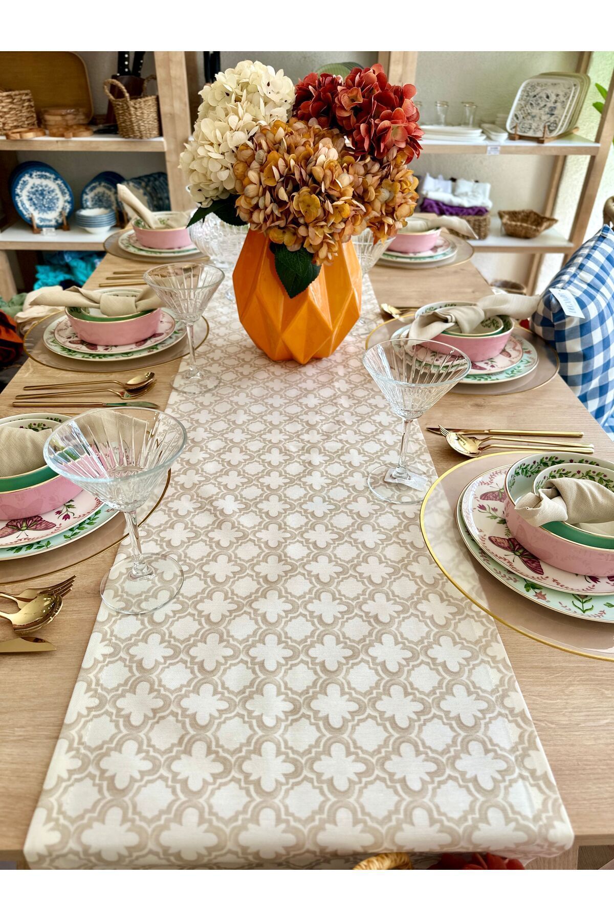 Leke Tutmaz Dertsiz Desenli Runner