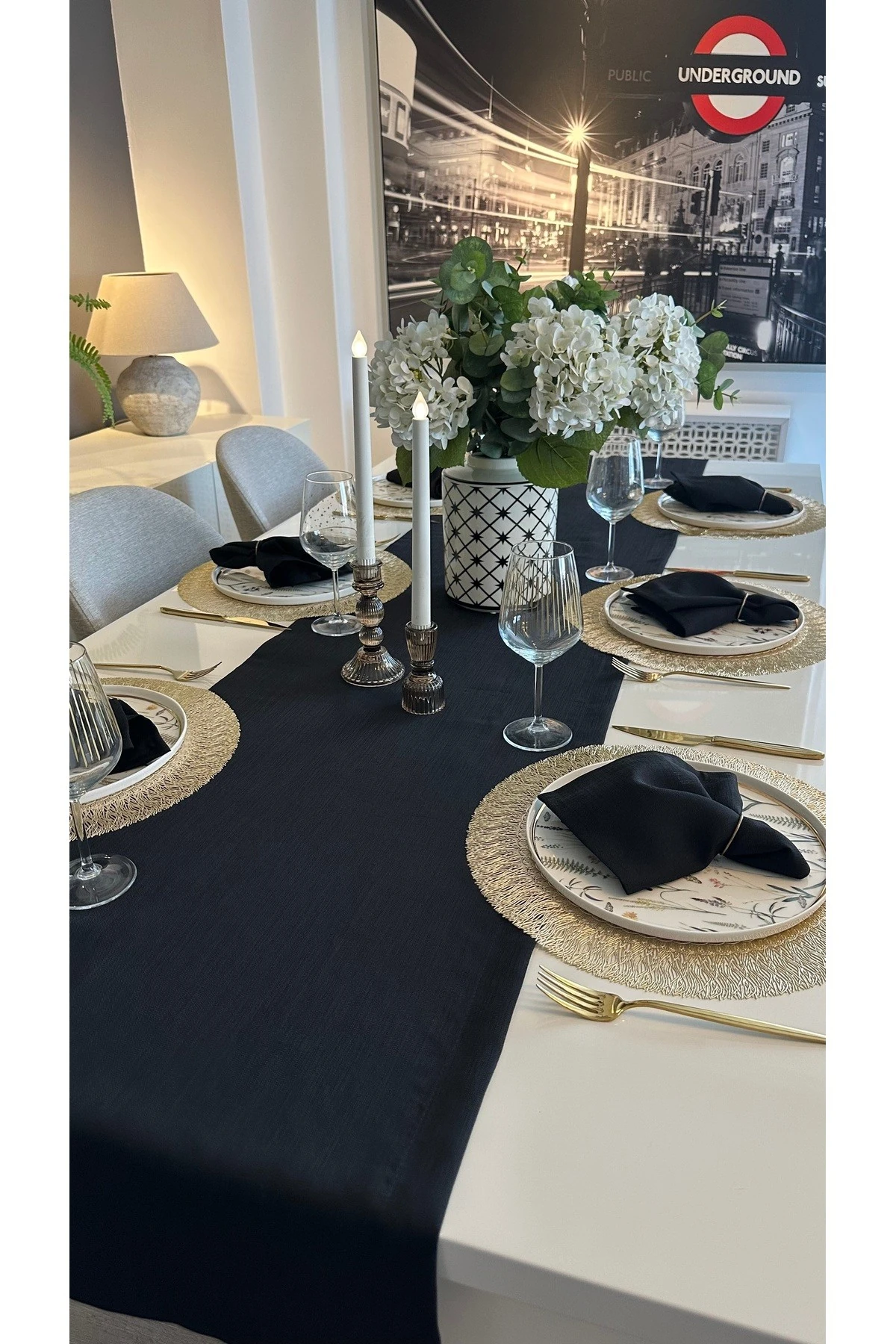 Keten Dokulu Dertsiz Runner Düz Model 1