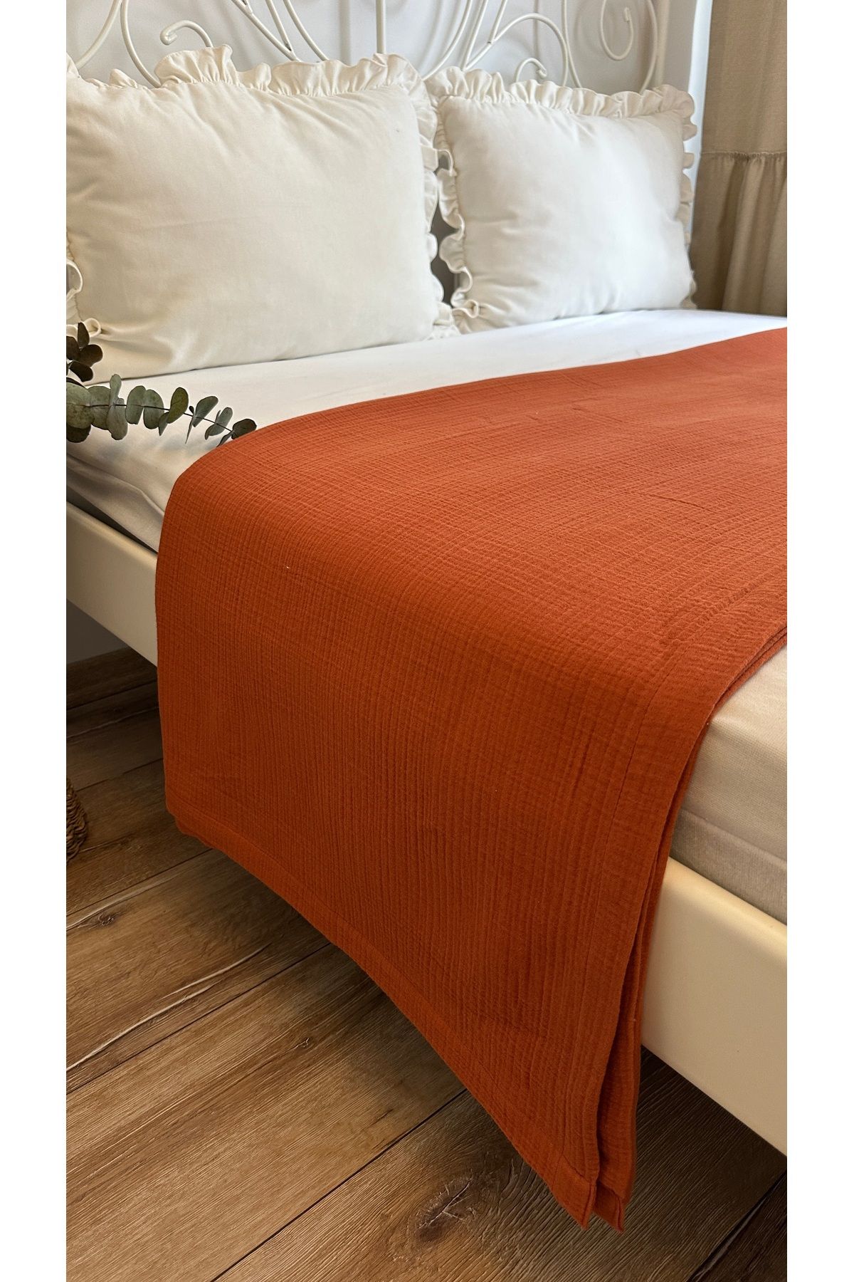 4 Kat Müslin Pamuklu Kiremit Örtü