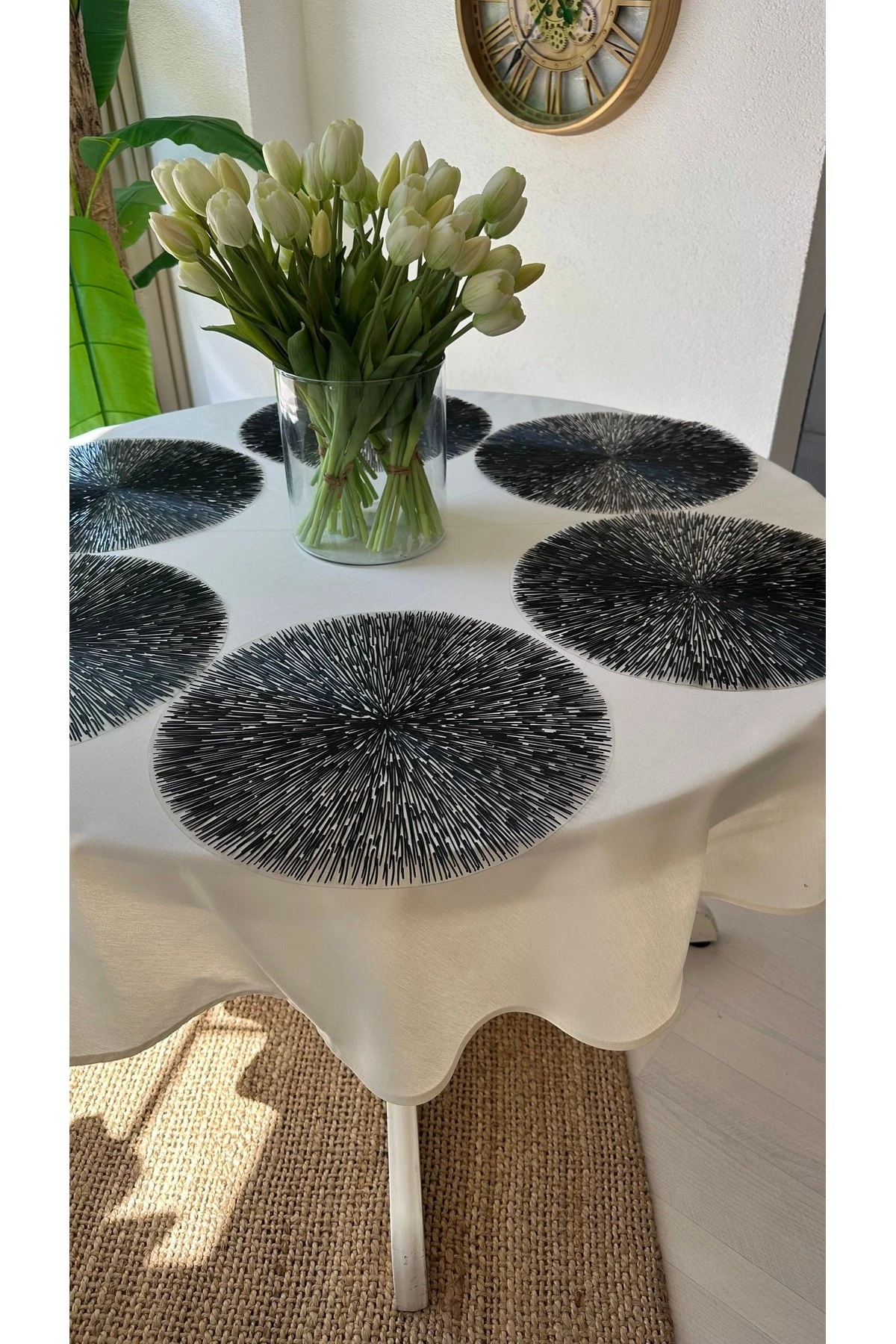 6 ad Temizliği Kolay Siyah Amerikan Servis Supla