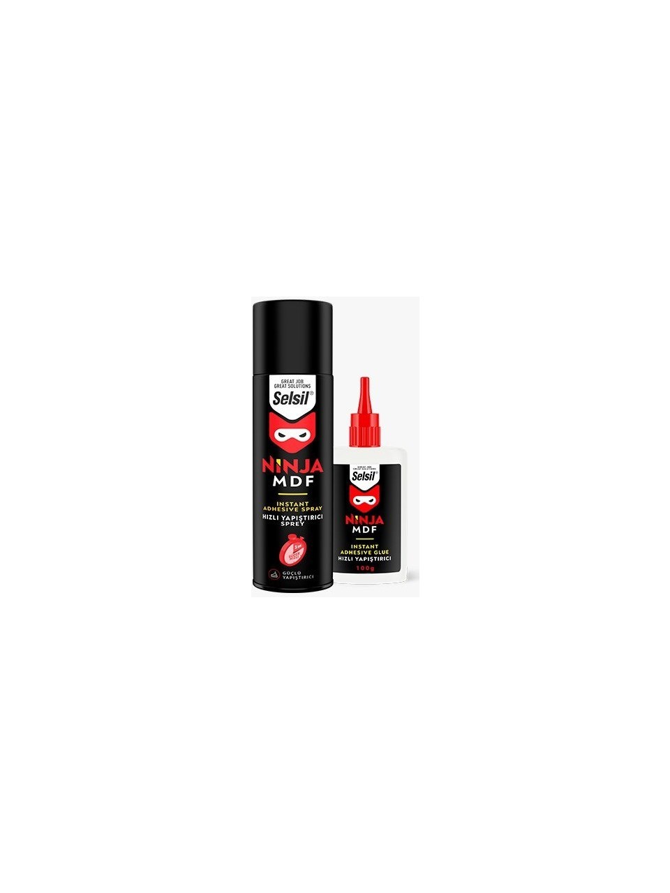 SELSİL NİNJA HIZLI YAPIŞTIRICI + AKTİVATÖR-400ML + 100GR