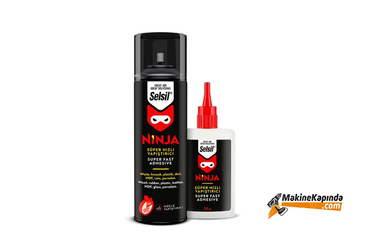 SELSİL NİNJA HIZLI YAPIŞTIRICI + AKTİVATÖR-200ML + 50GR