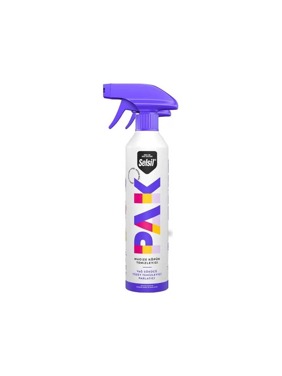 SELSİL PAK MUCİZE KÖPÜK TEMİZLİYECİ SPREY KREM 500ML