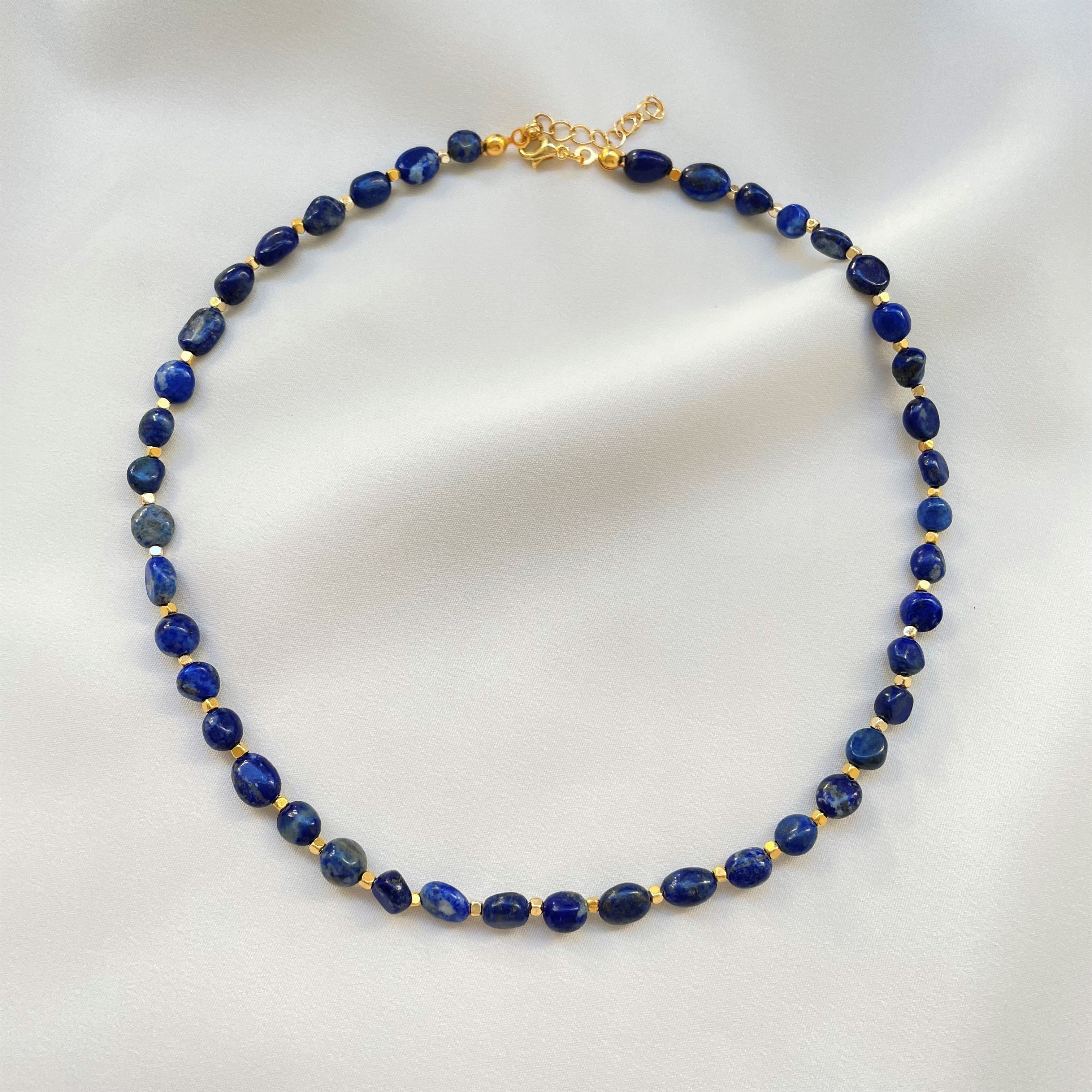 Lapis Lazuli Taşlı Kolye