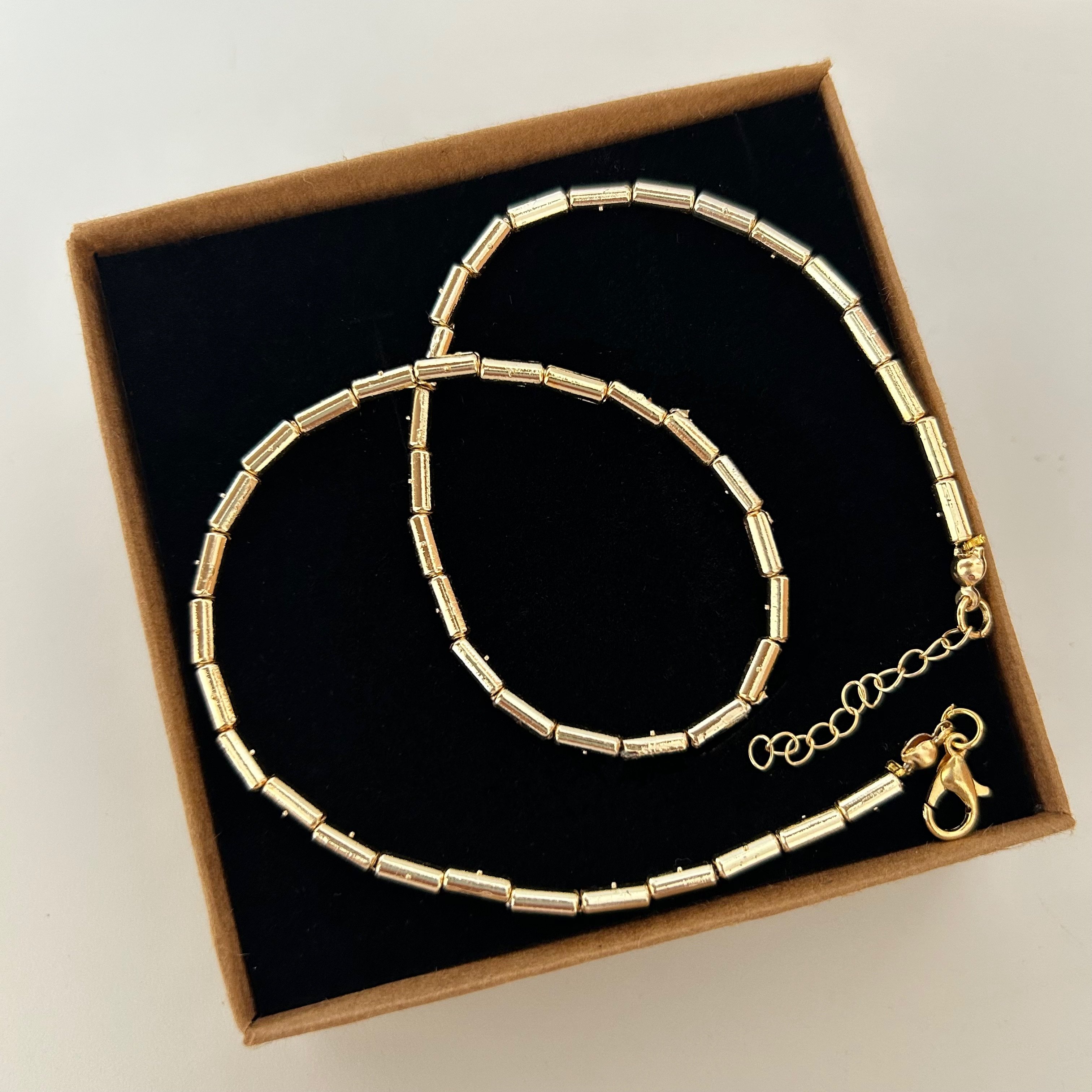 Gold Boru Kolye 