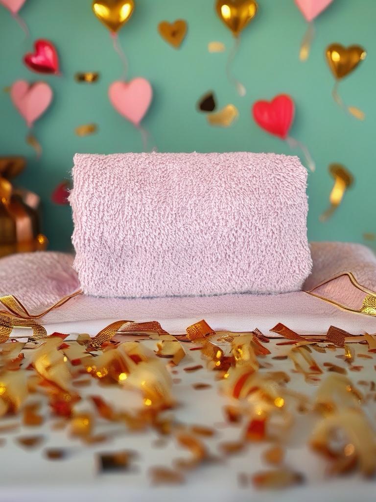 PEMBE EL VE YÜZ HAVLUSU