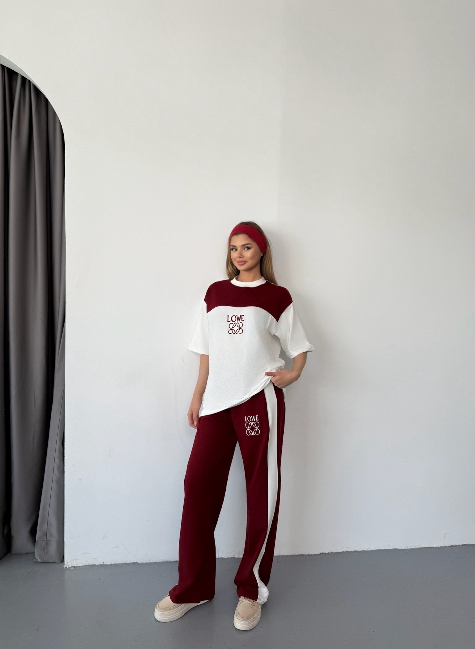 LOWE Nakışlı Tshirt Takım 