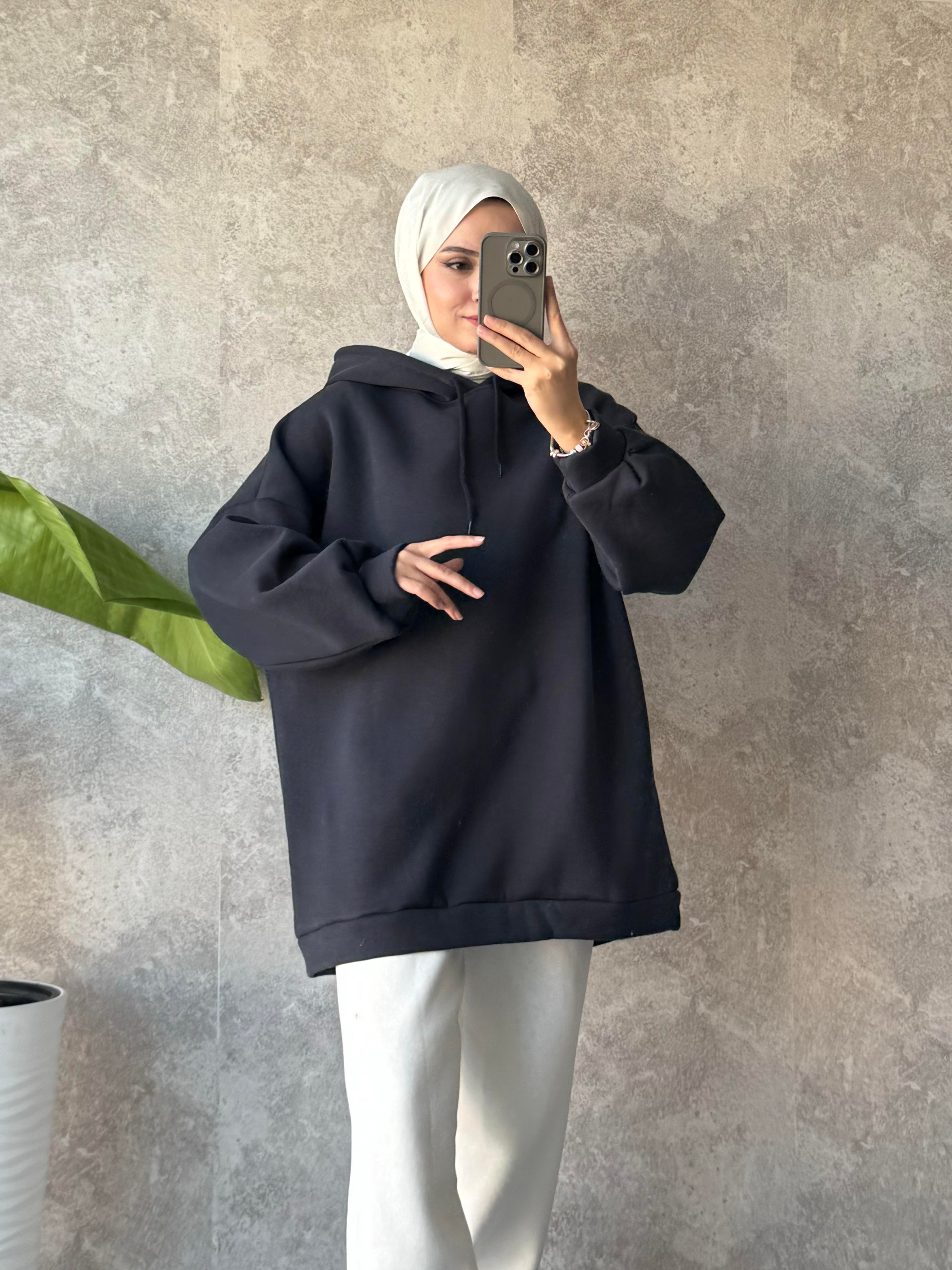 Extra Oversize Sweat Antrasit