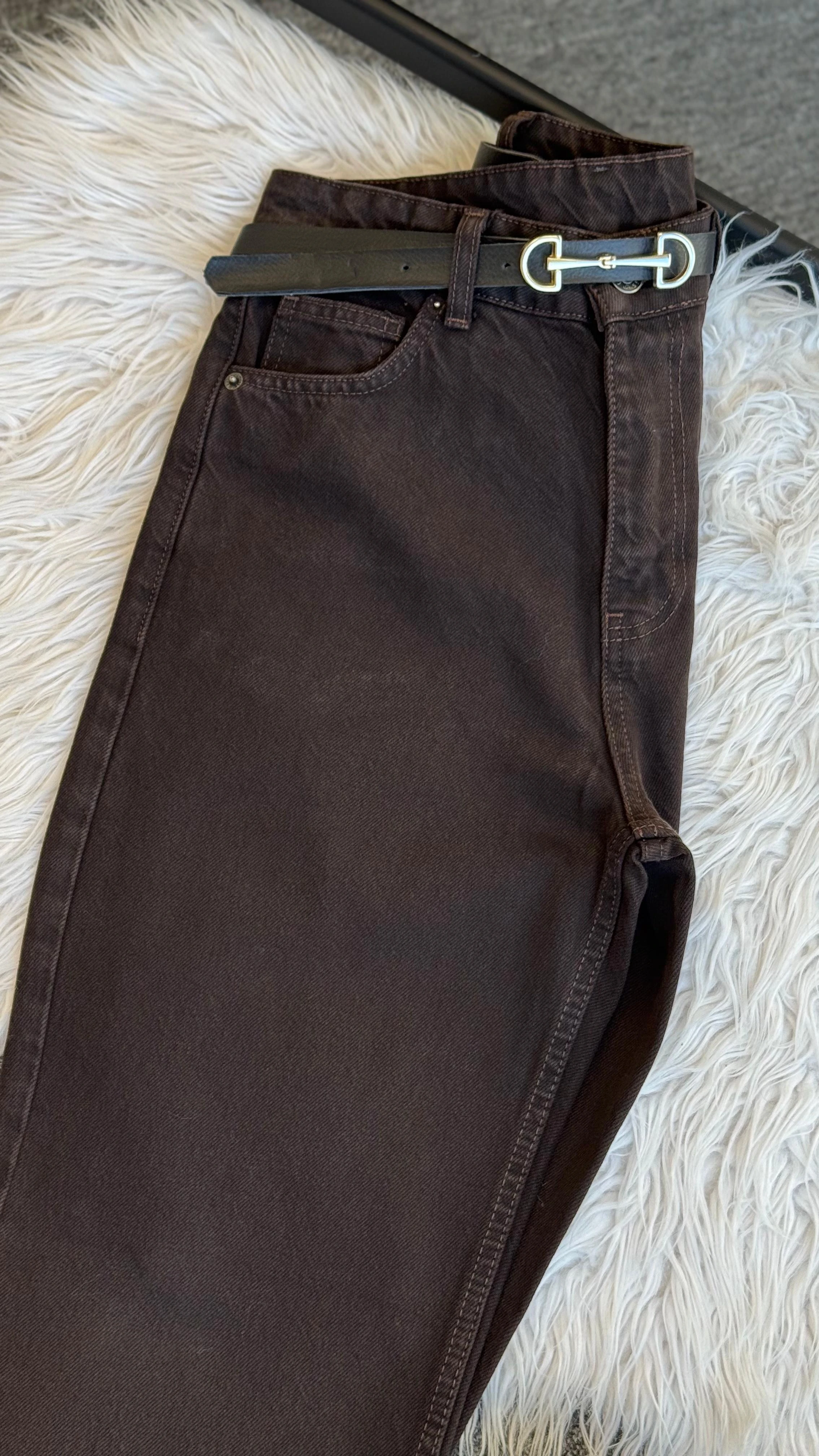 Yeni palazzo jean kahverengi