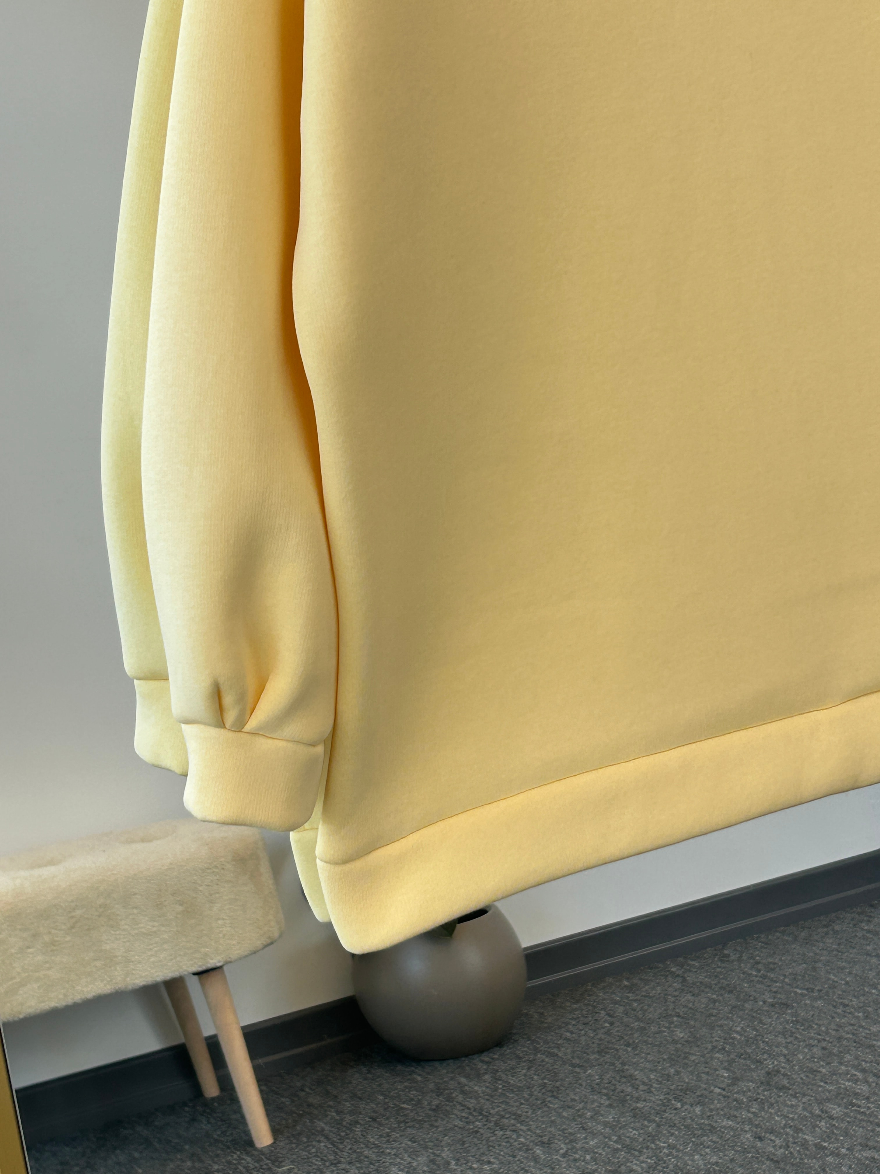 extra oversize sarı sweatshirt