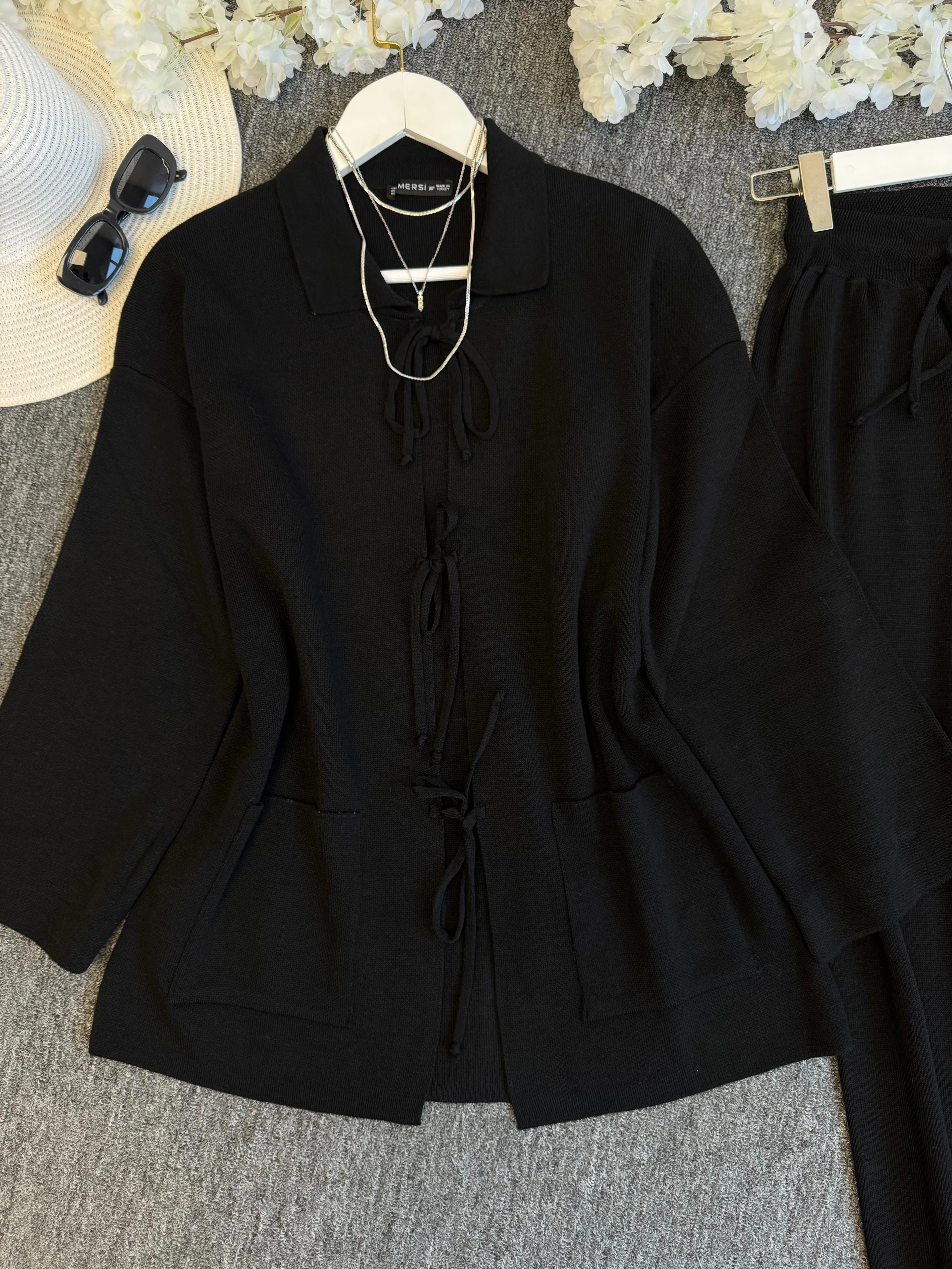 Deniz triko takım standart Siyah