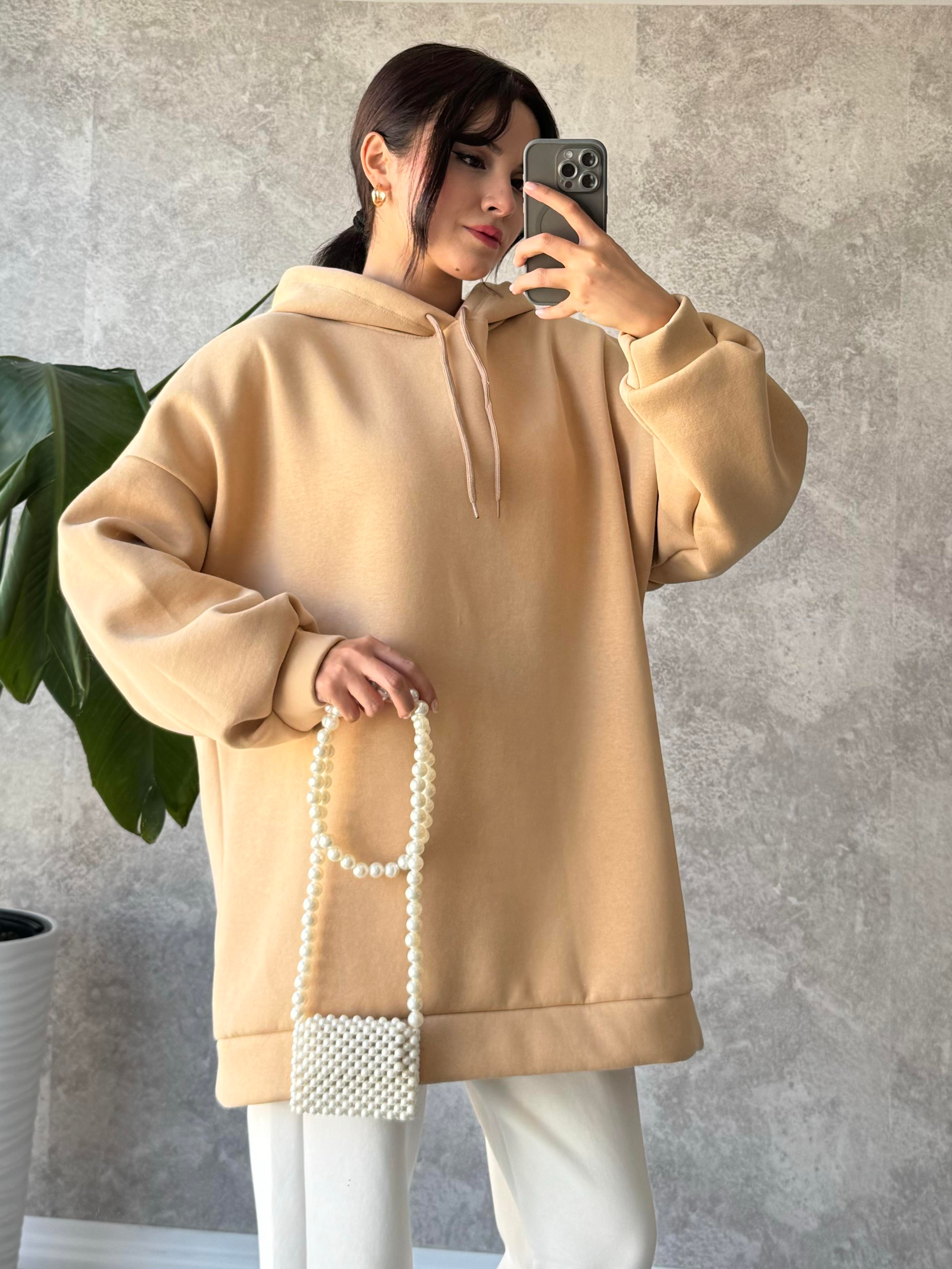 Extra Oversize Sweat Nude