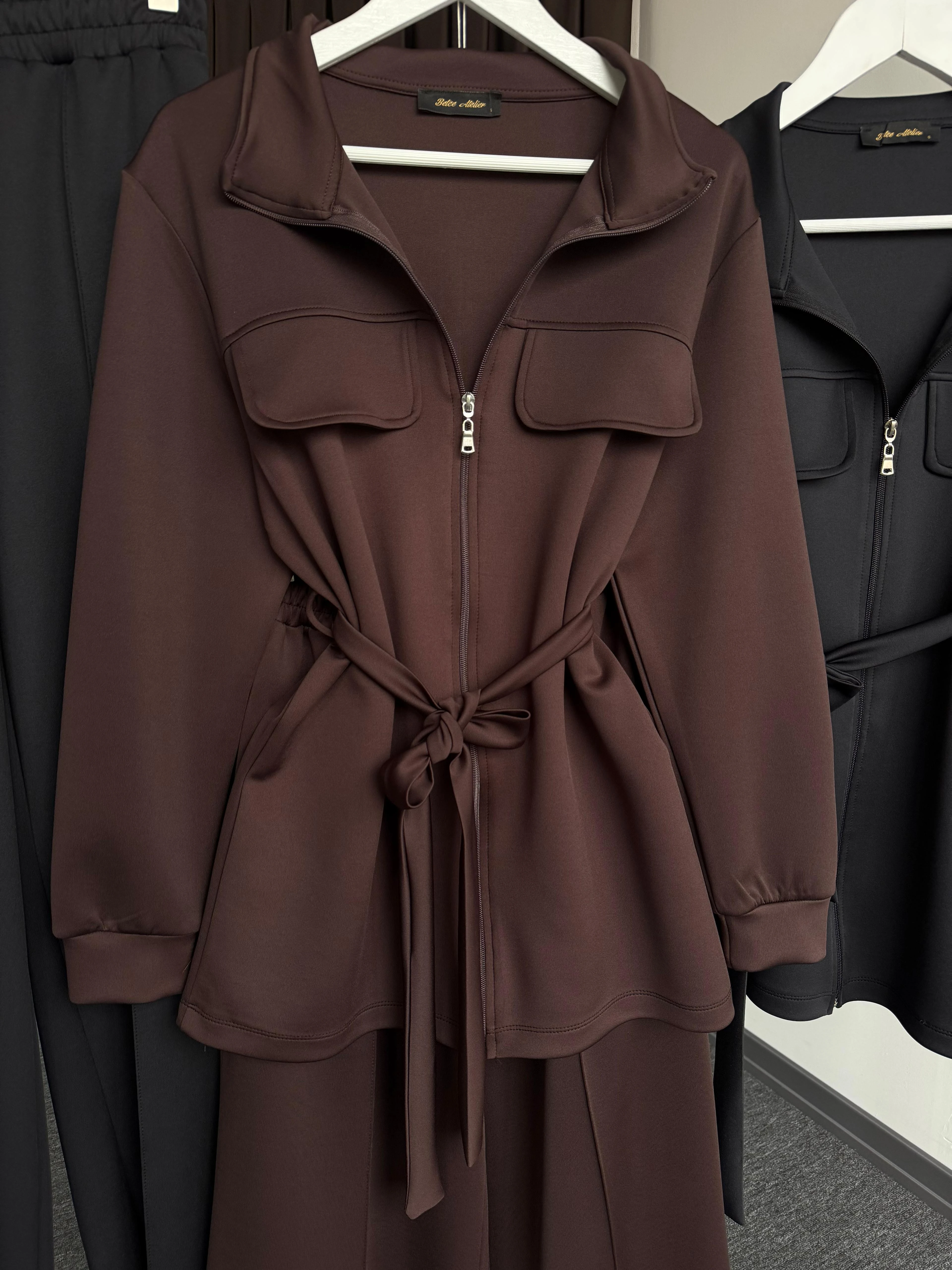 Lena scuba takım KAHVERENGİ