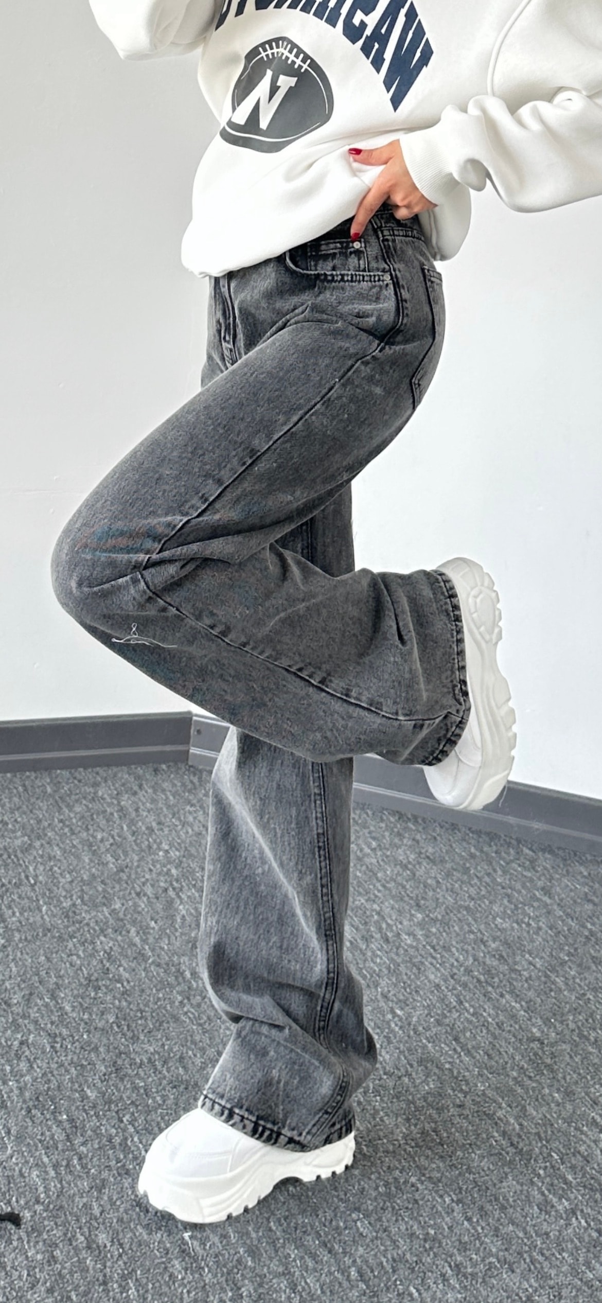 NYC & Straight jean Kombin Beyaz 