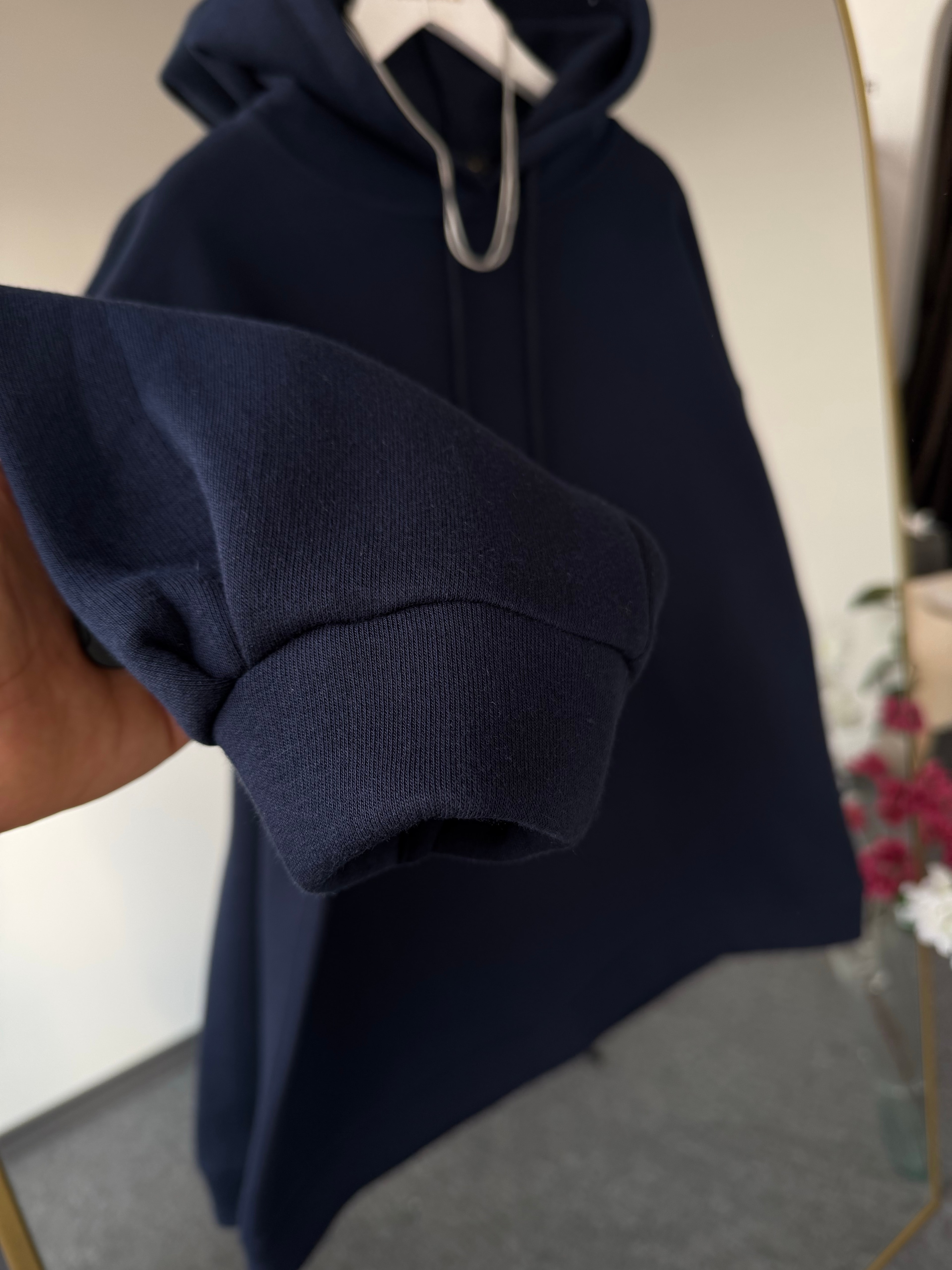Extra oversize sweatshirt Lacivert