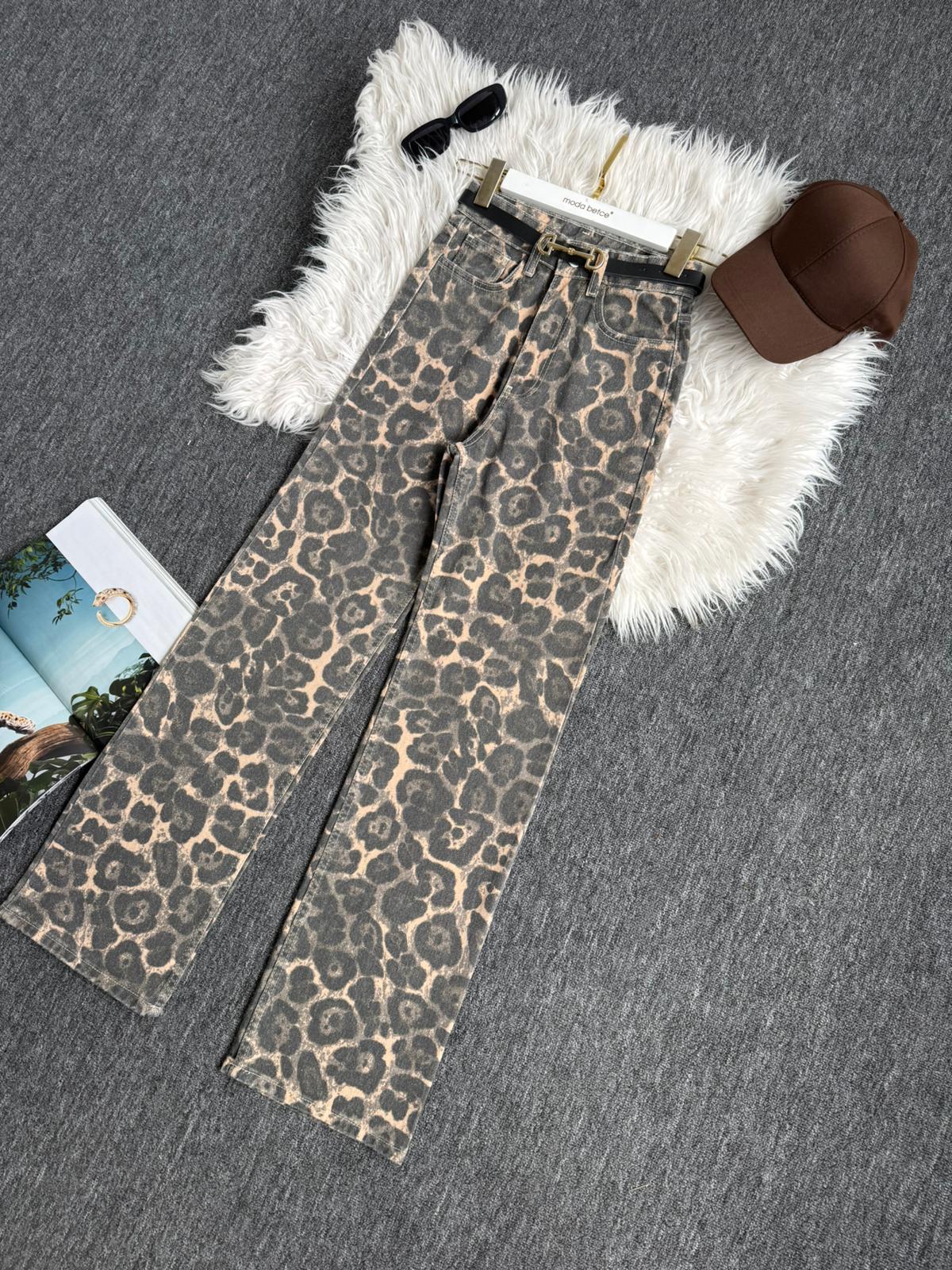 Yeni leopar palalzzo jean