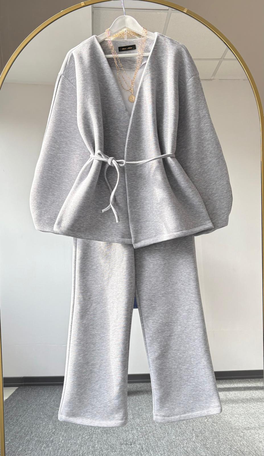 Layla 3 iplik takım GRİ