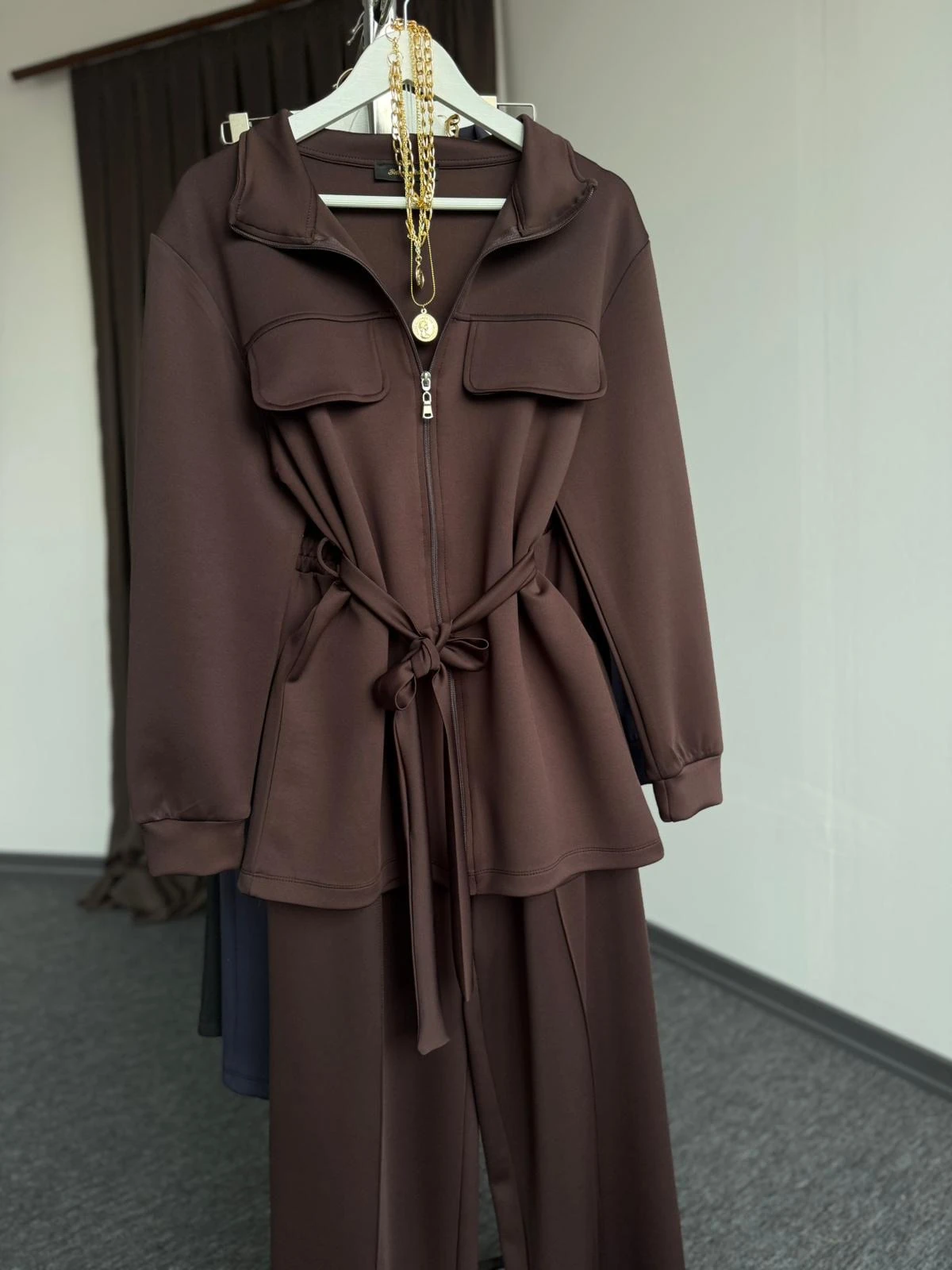 Lena scuba takım KAHVERENGİ