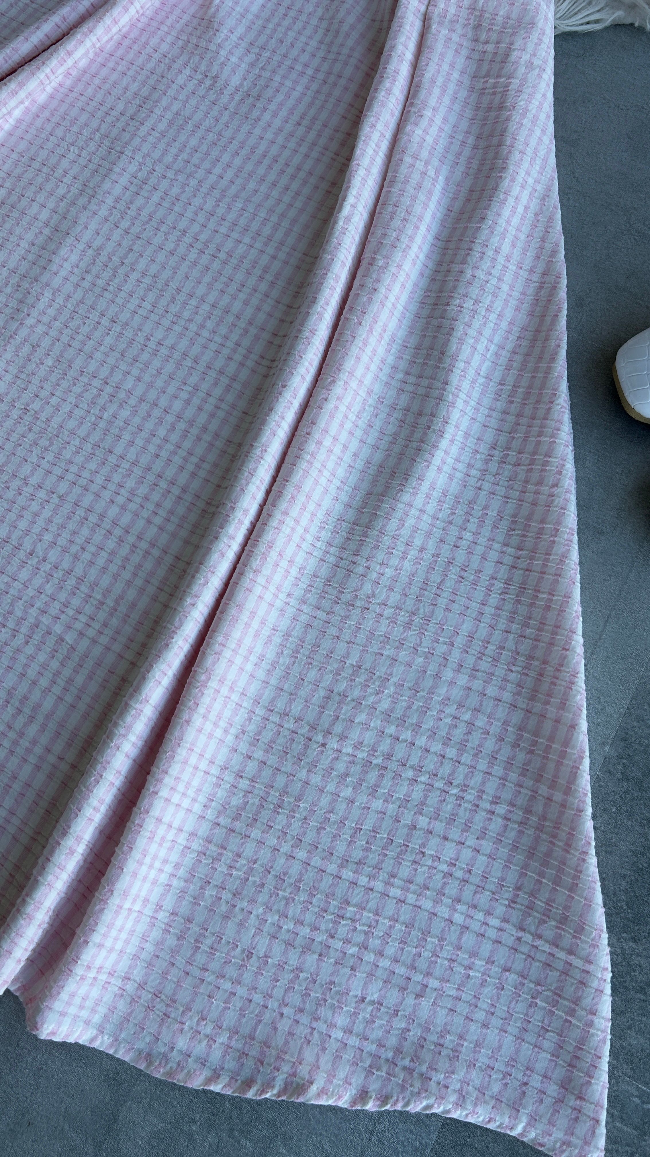 Çizgili Yeni prenses Pembe