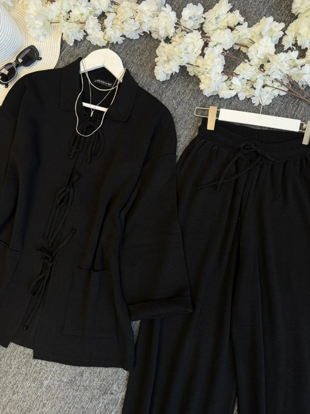 Deniz triko takım standart Siyah