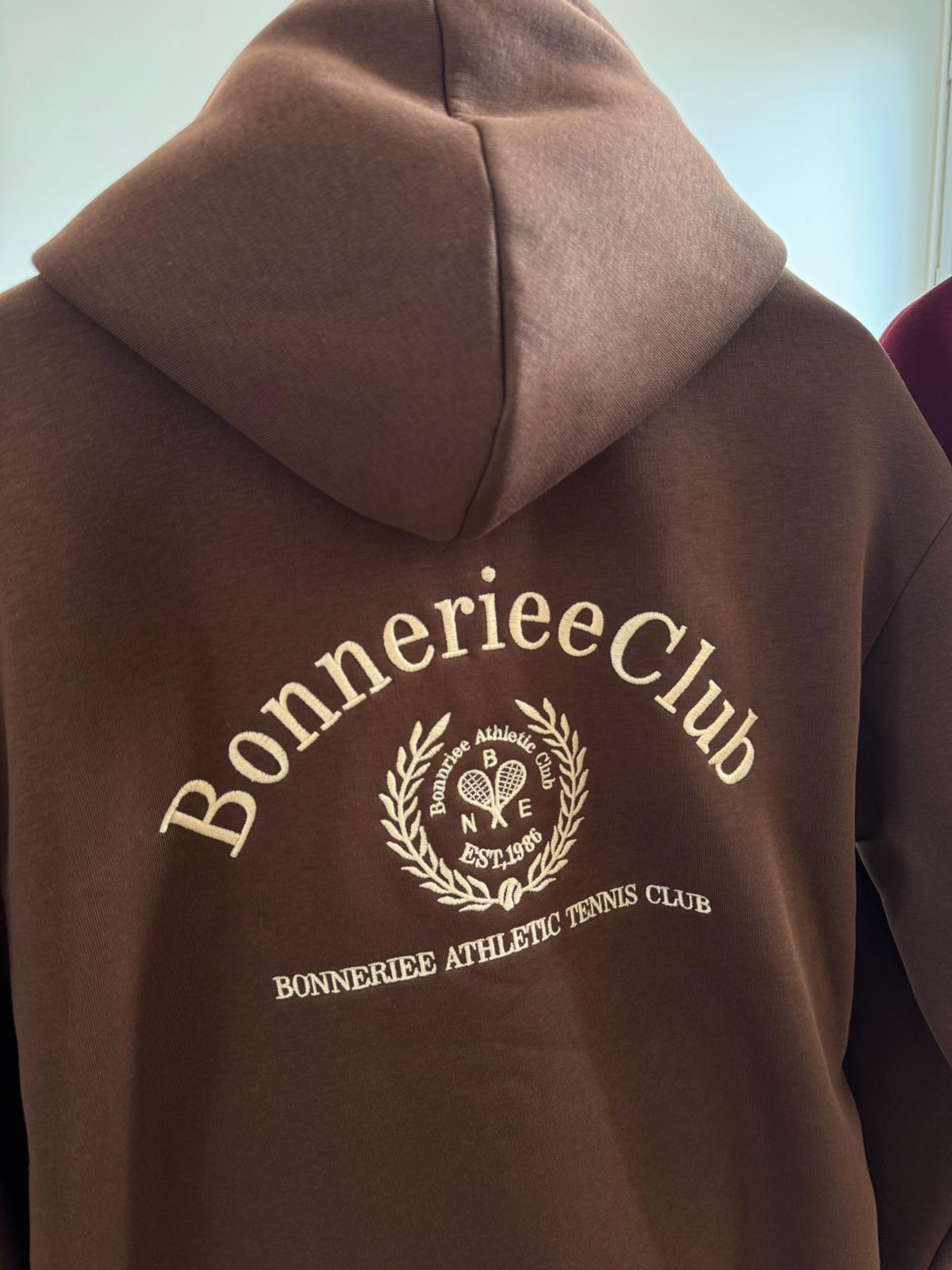 Bonneriee Nakışlı hırka eşofman takım Kahverengi