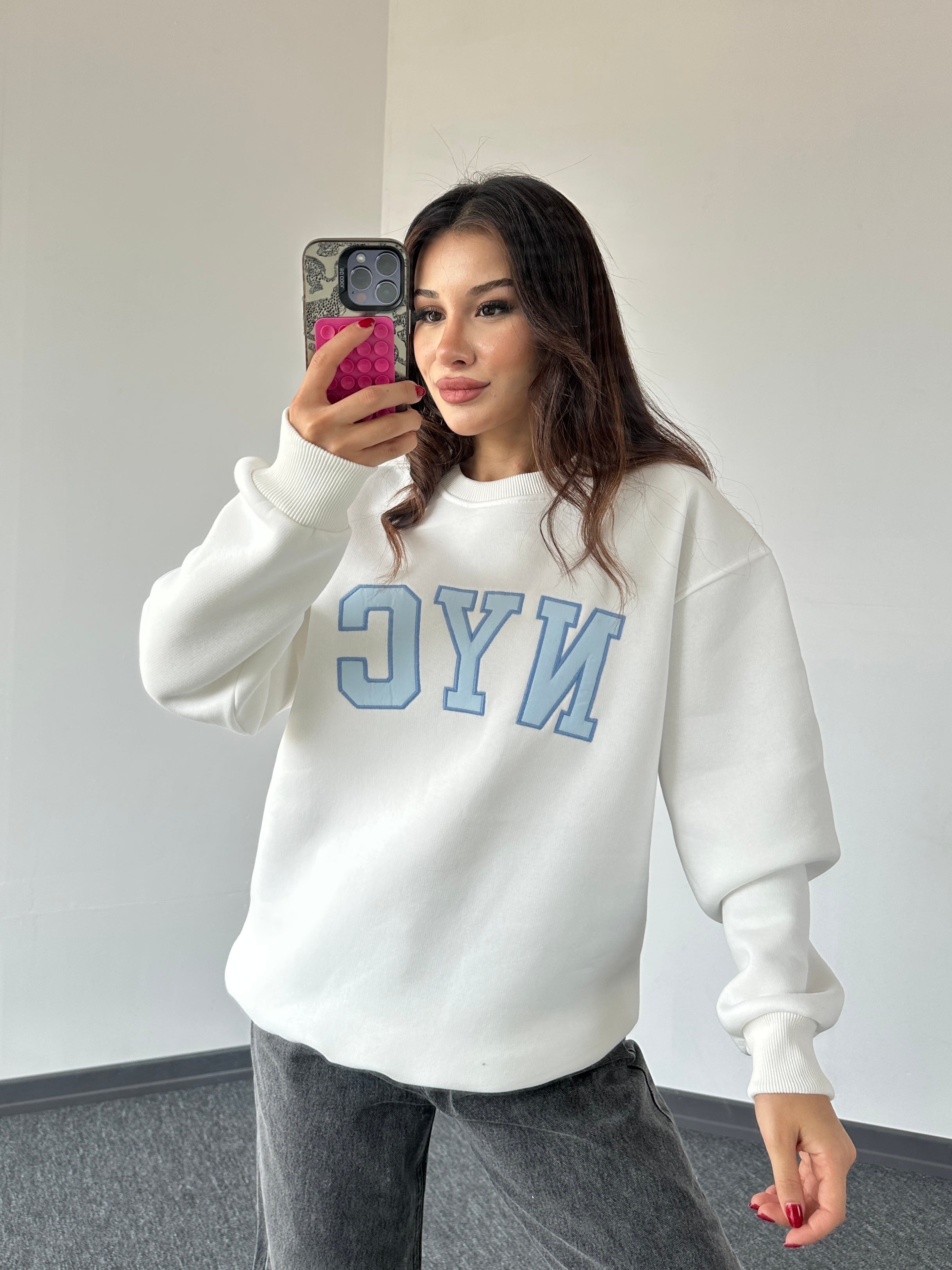 NYC & Straight jean Kombin Beyaz 