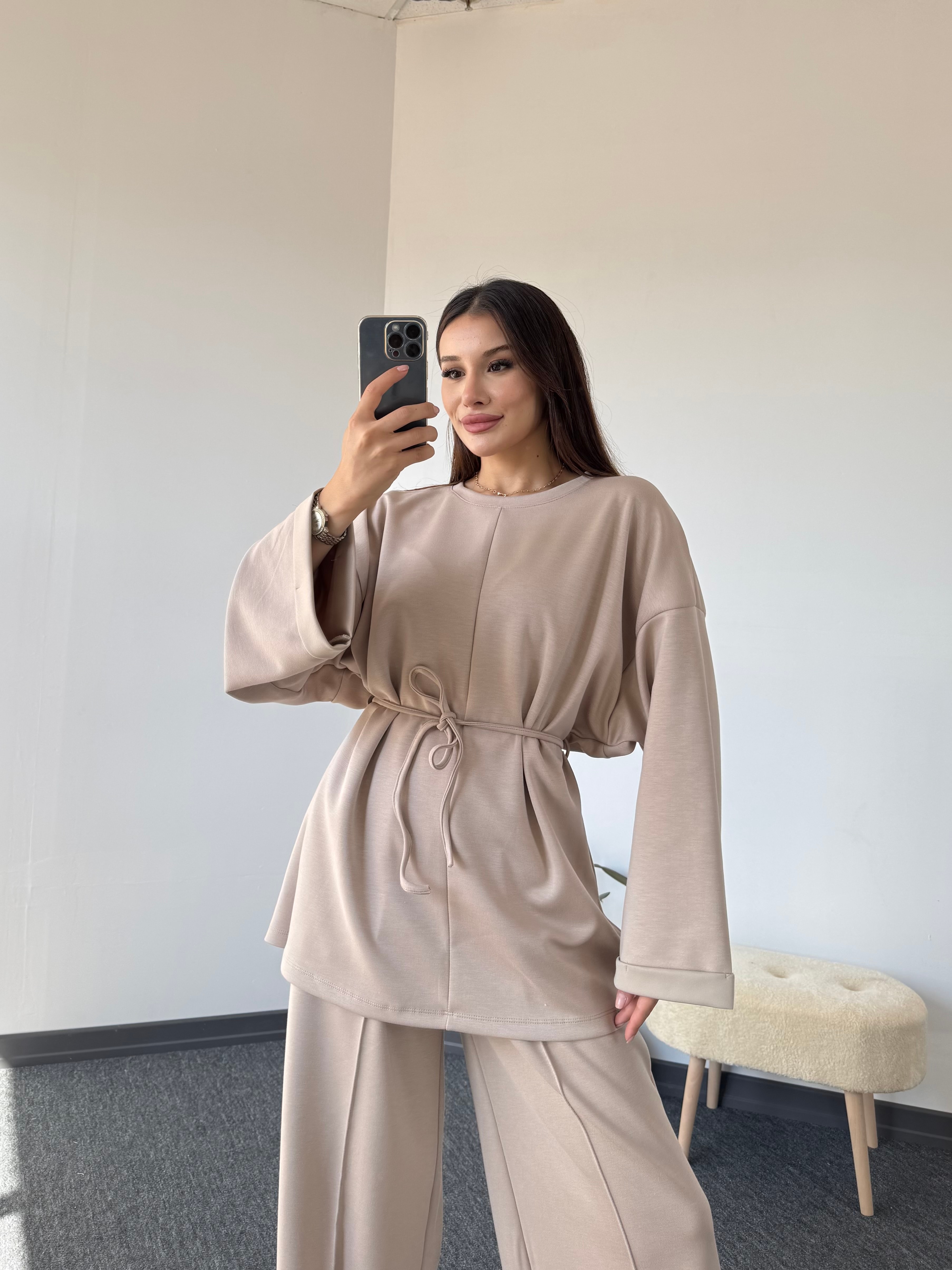 Oysho takım model 47 Bej 