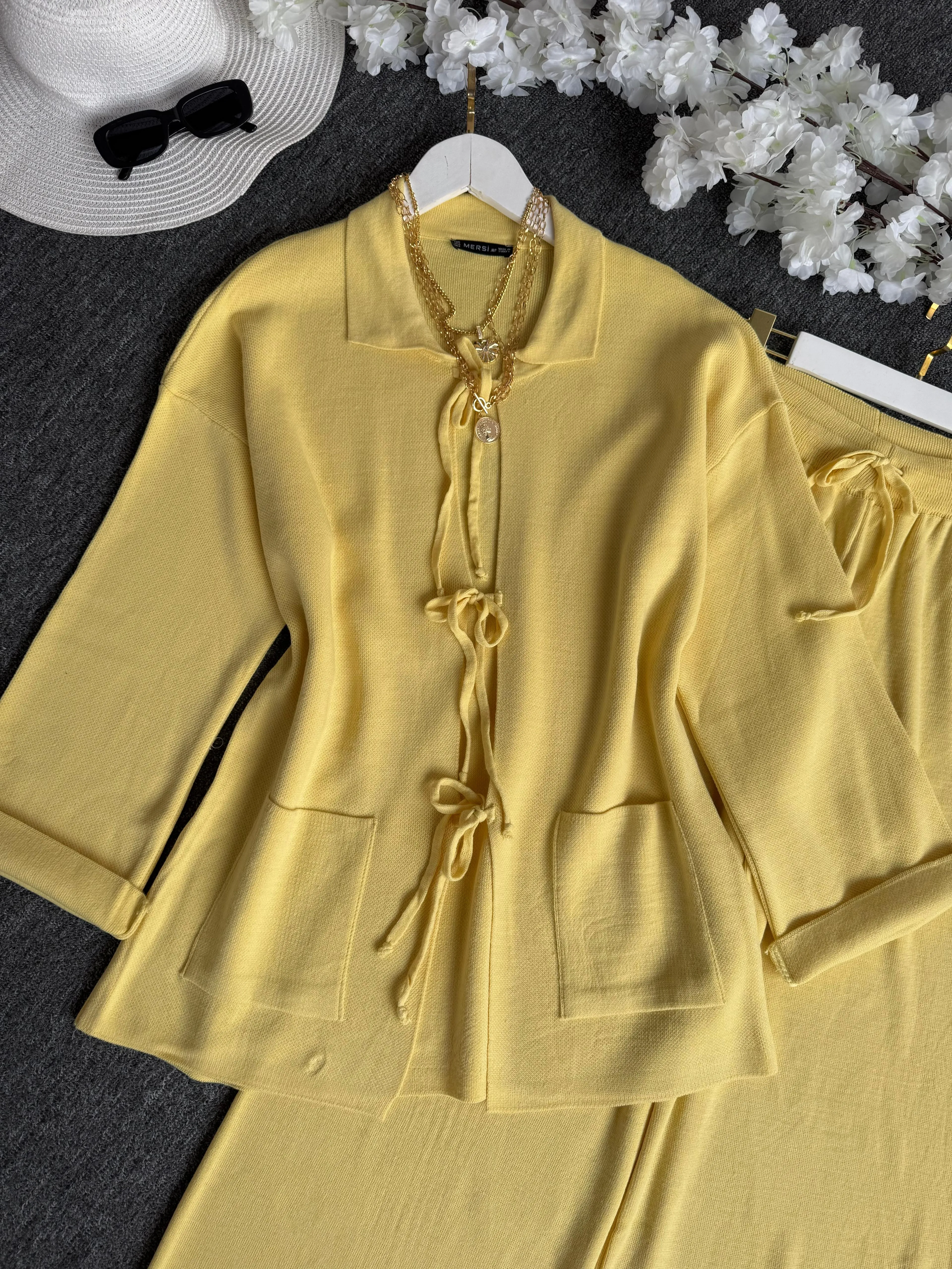 Deniz triko takım standart Sarı