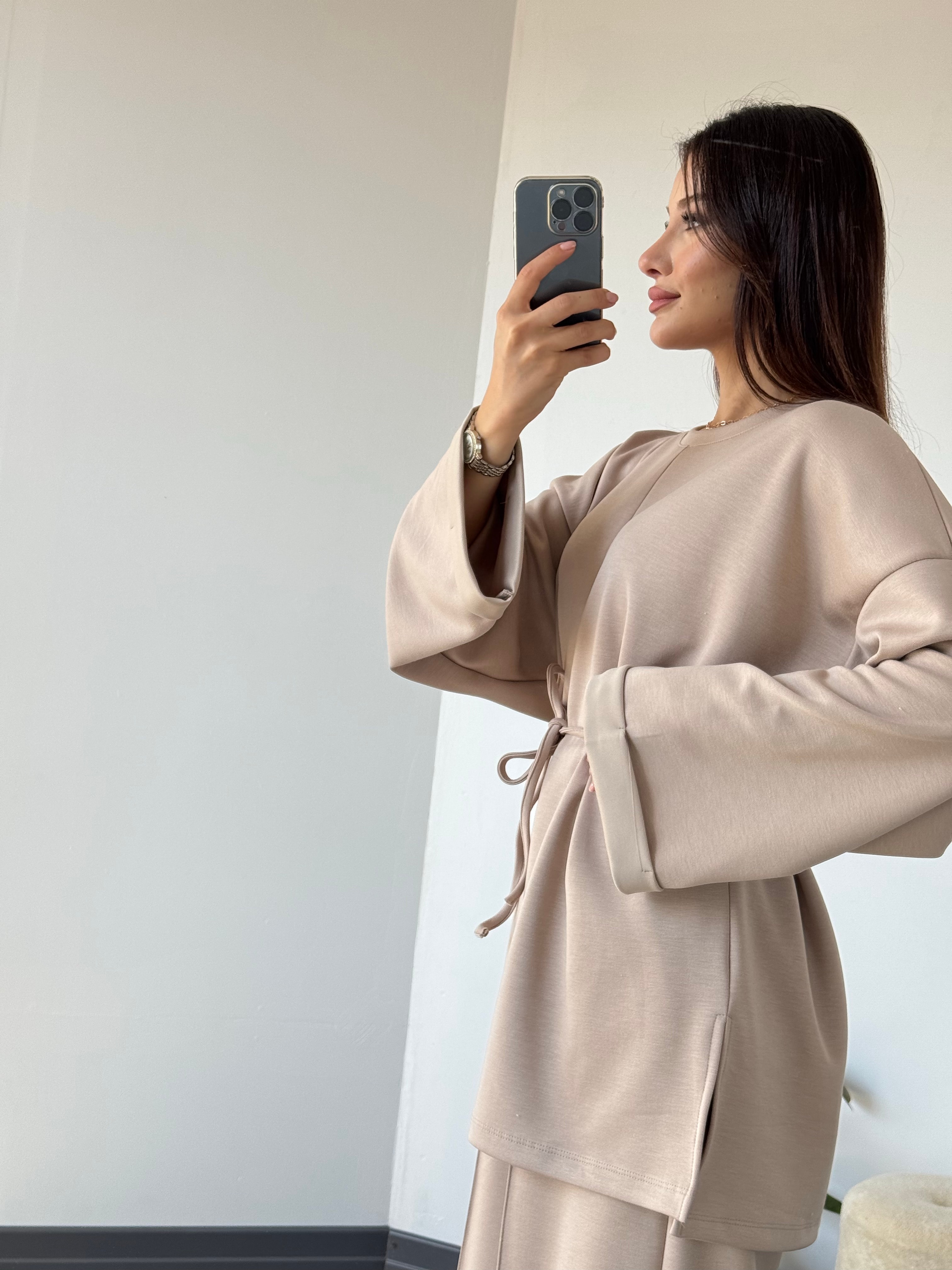 Oysho takım model 47 Bej 