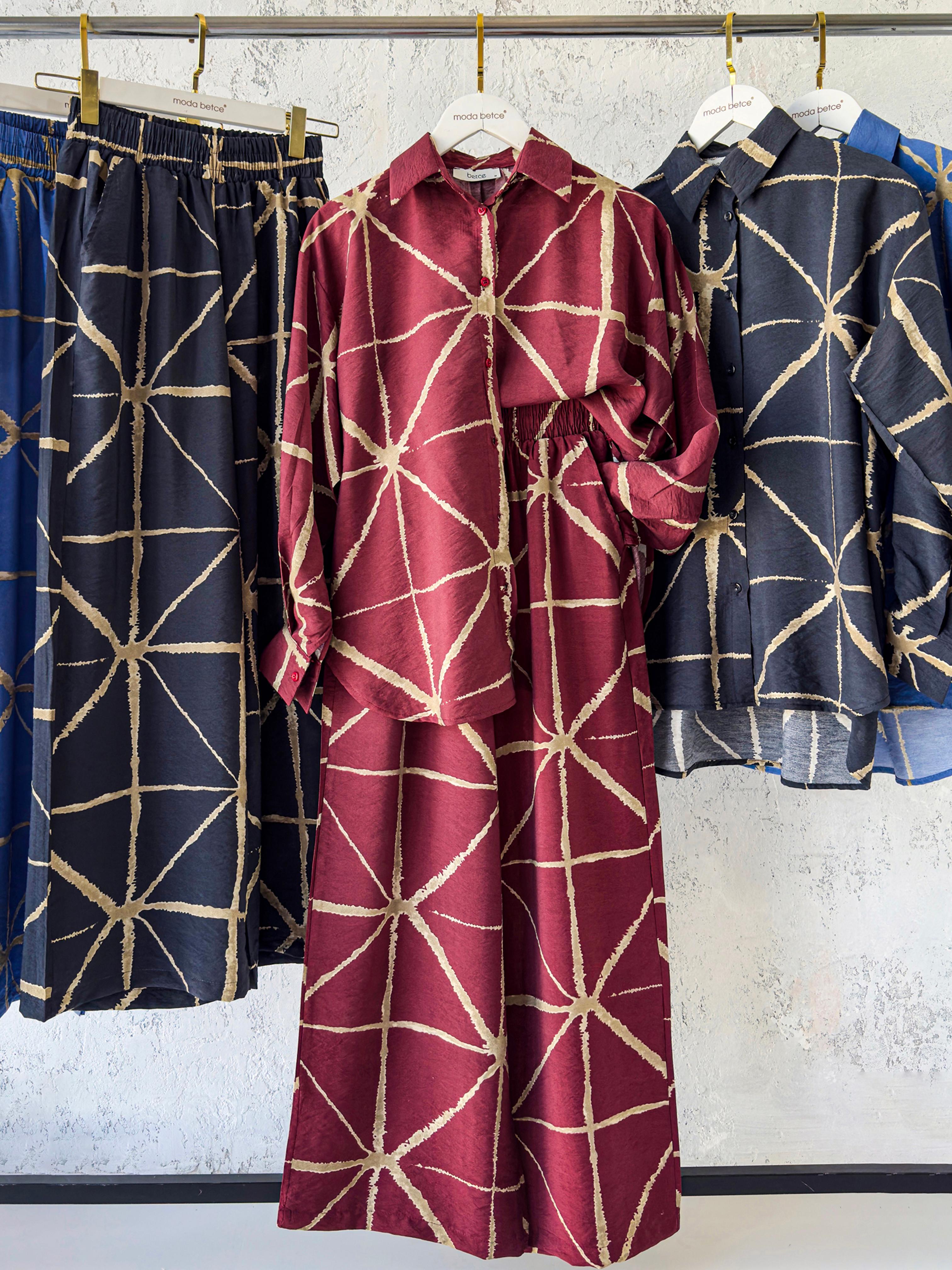 Shine MODAL Takım - BORDO