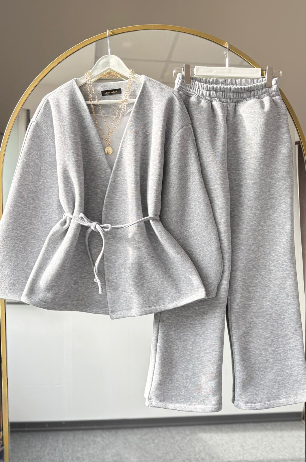 Layla 3 iplik takım GRİ