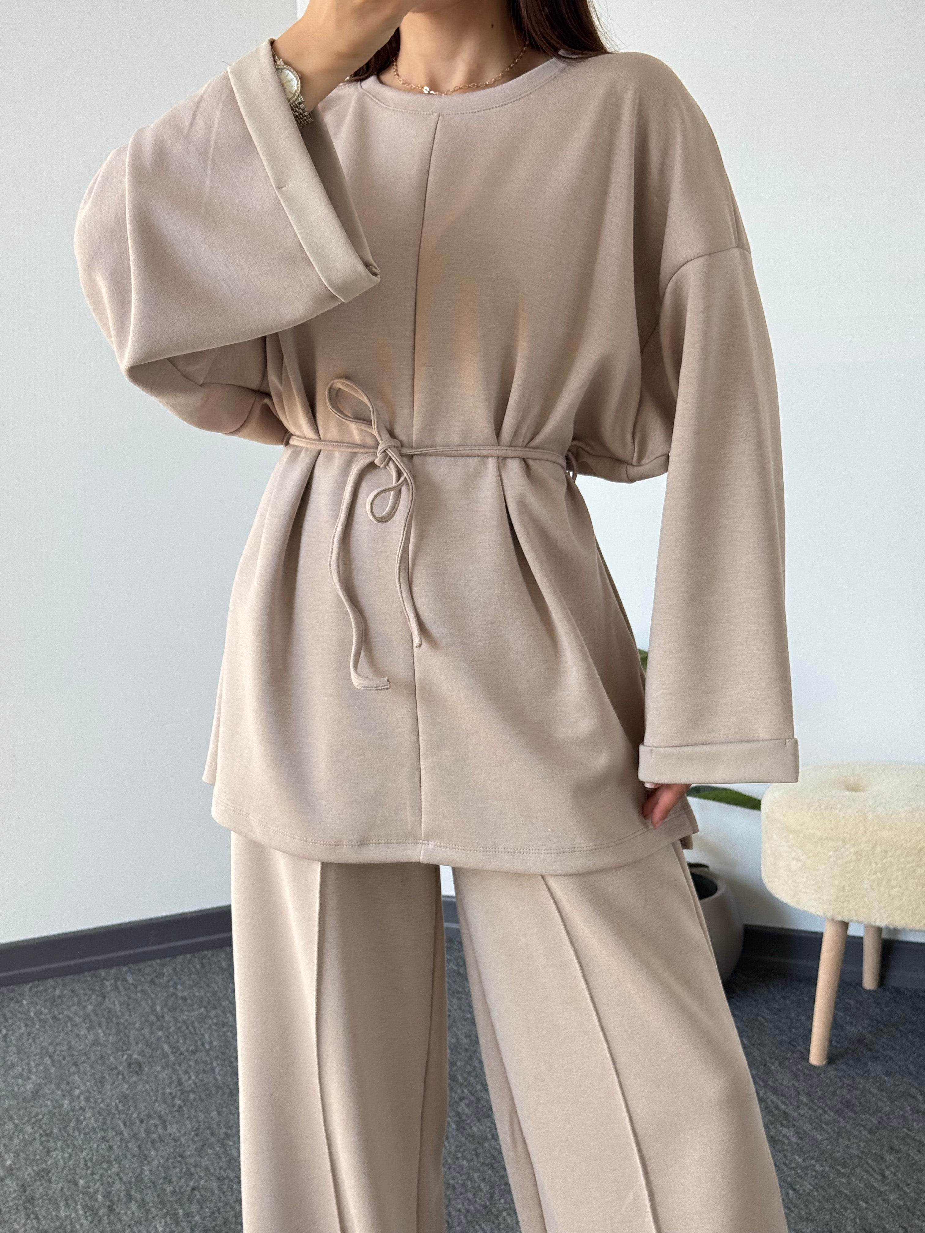 Oysho takım model 47 Bej 