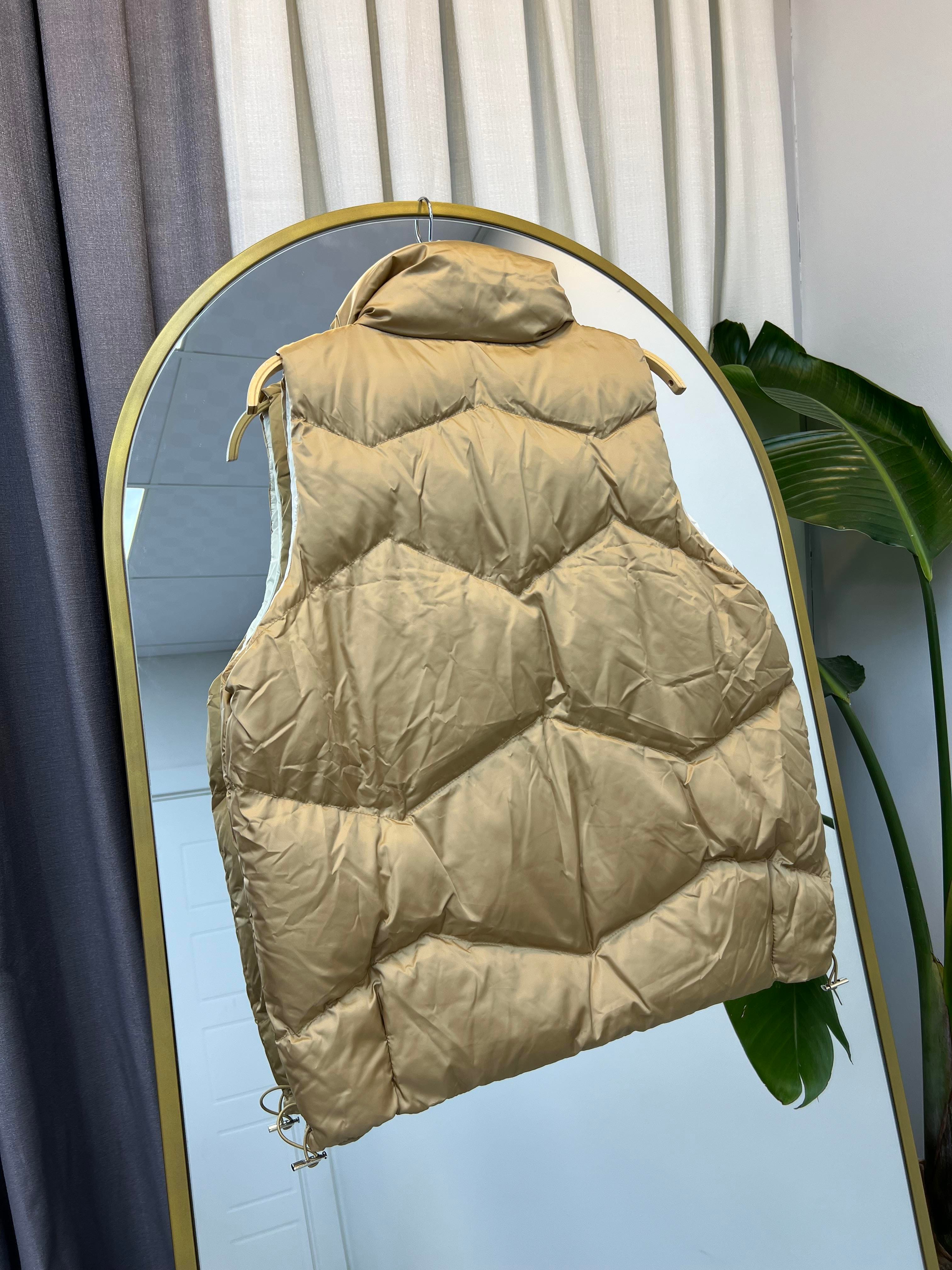 Puffer Şişme Yelek Gold