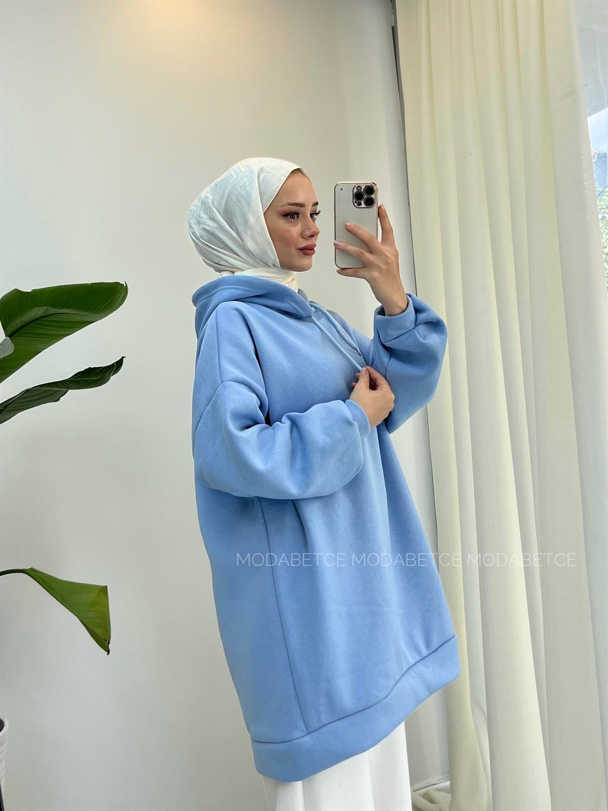 Extra Oversize Sweat Baby Blue