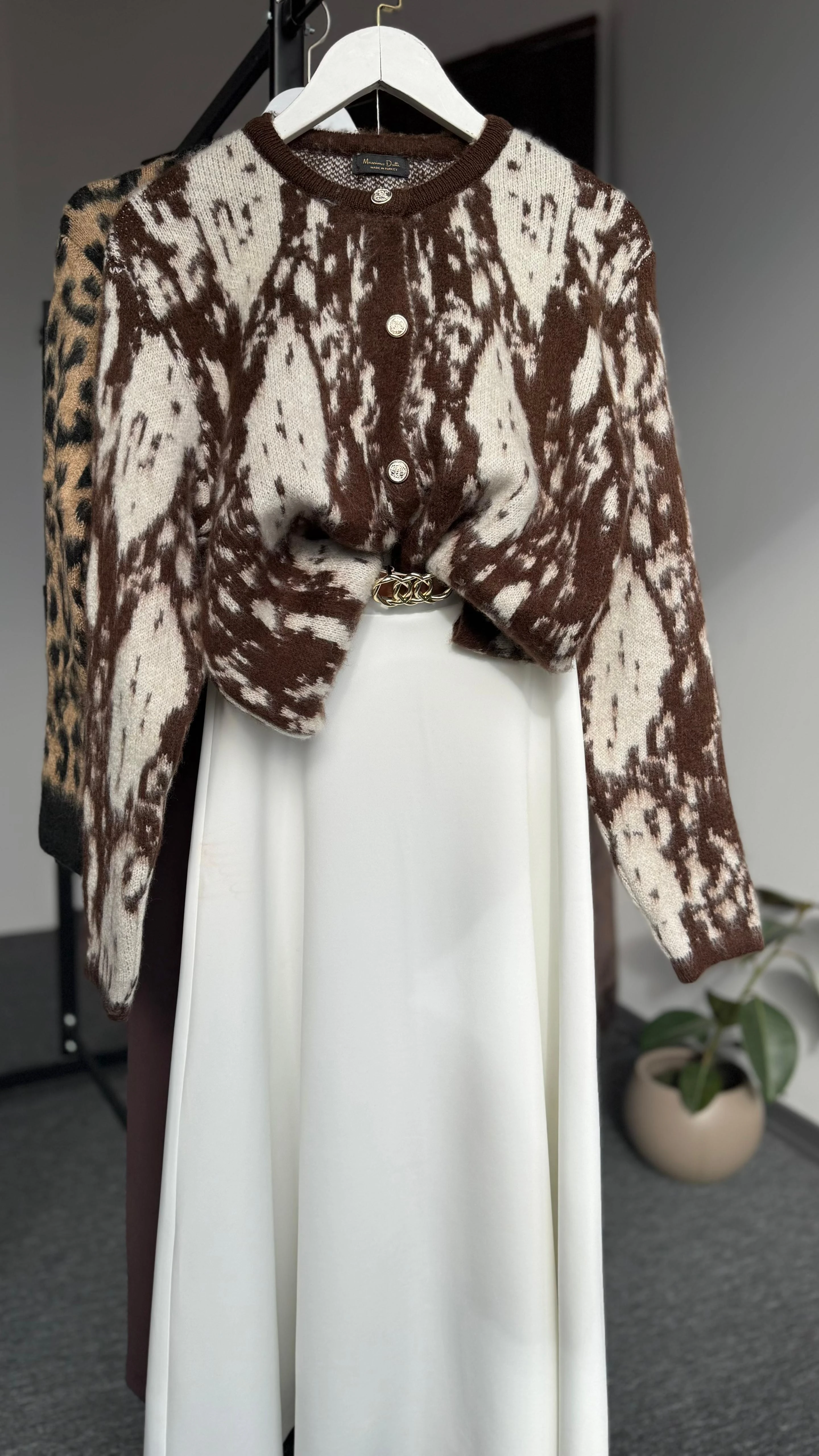 yeni batik kahverengi hırka