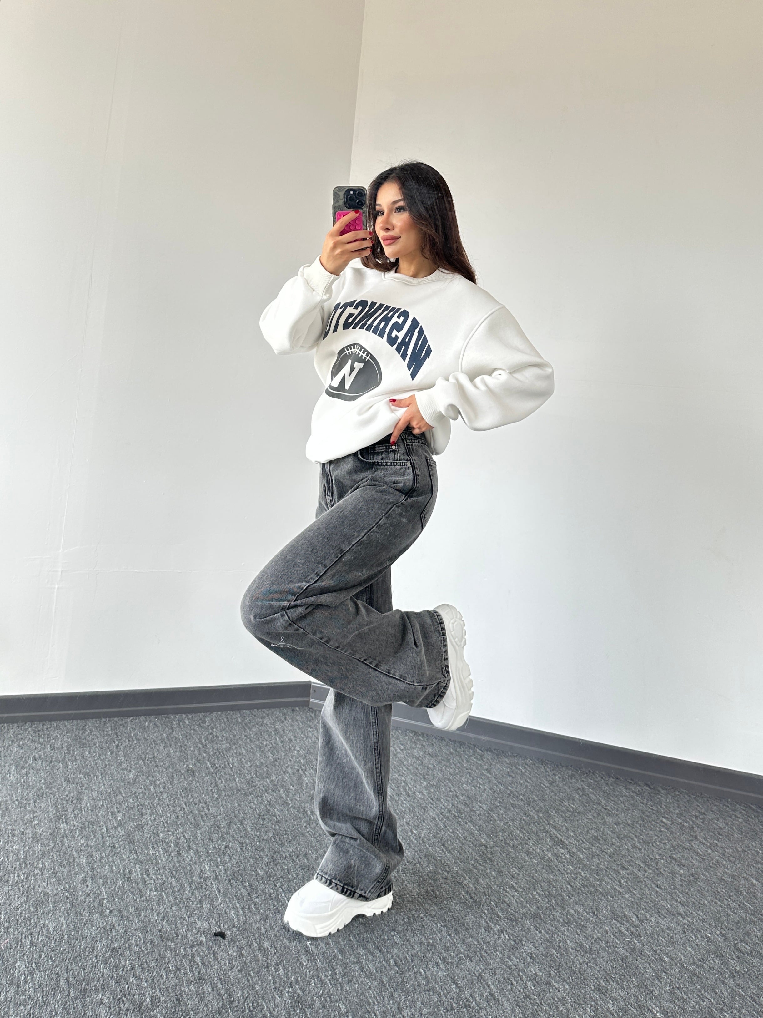 Washington & Straight jean siyah 