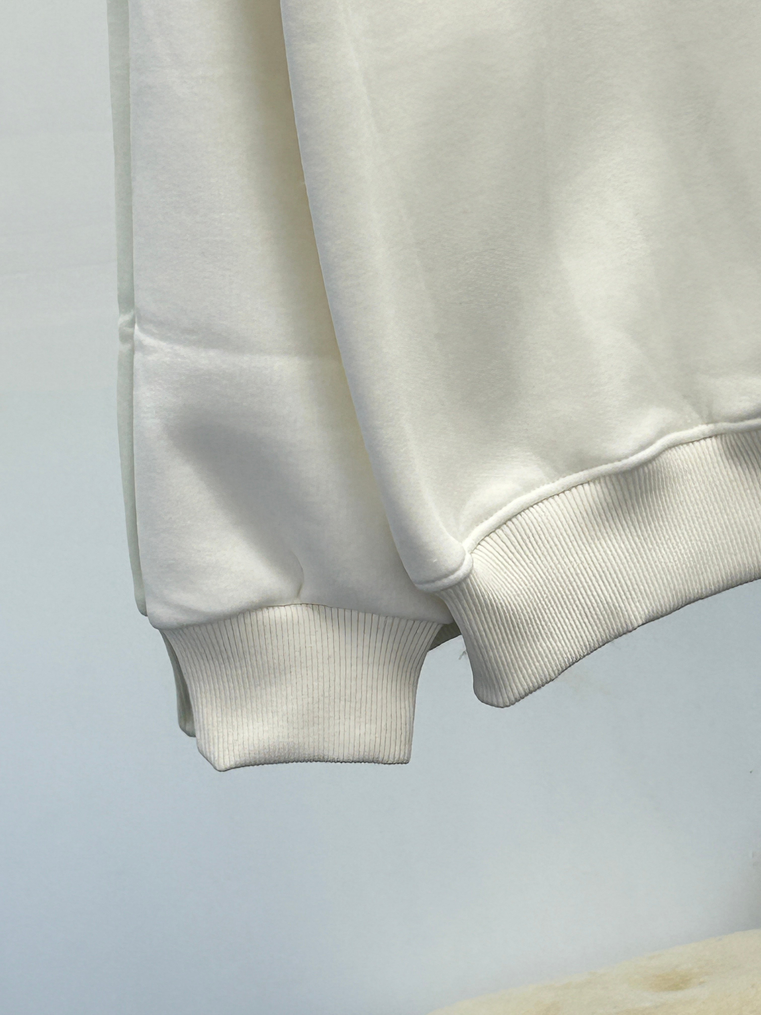NYC nakışlı oversize sweat beyaz