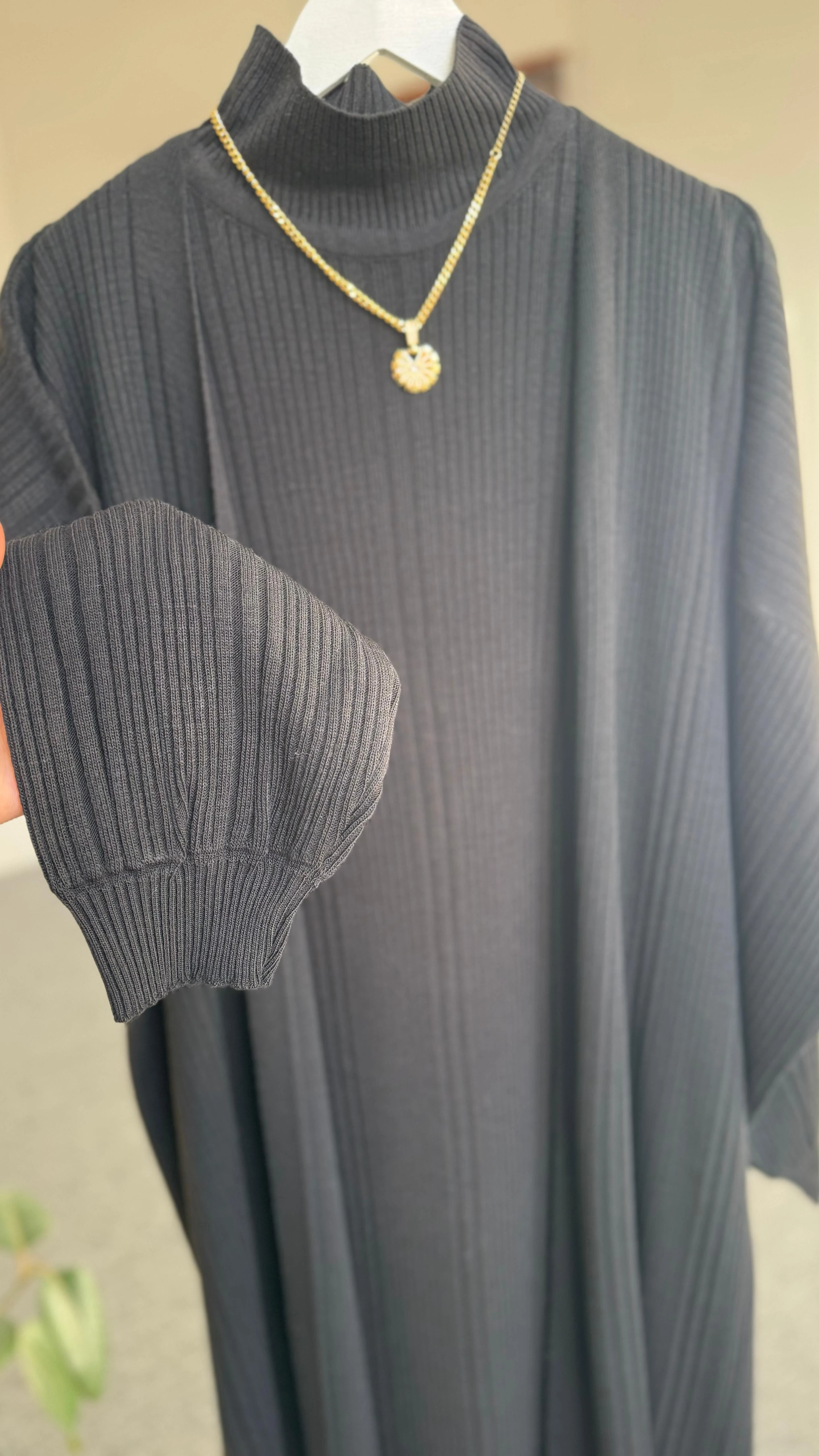 Leila ikili triko takım Siyah