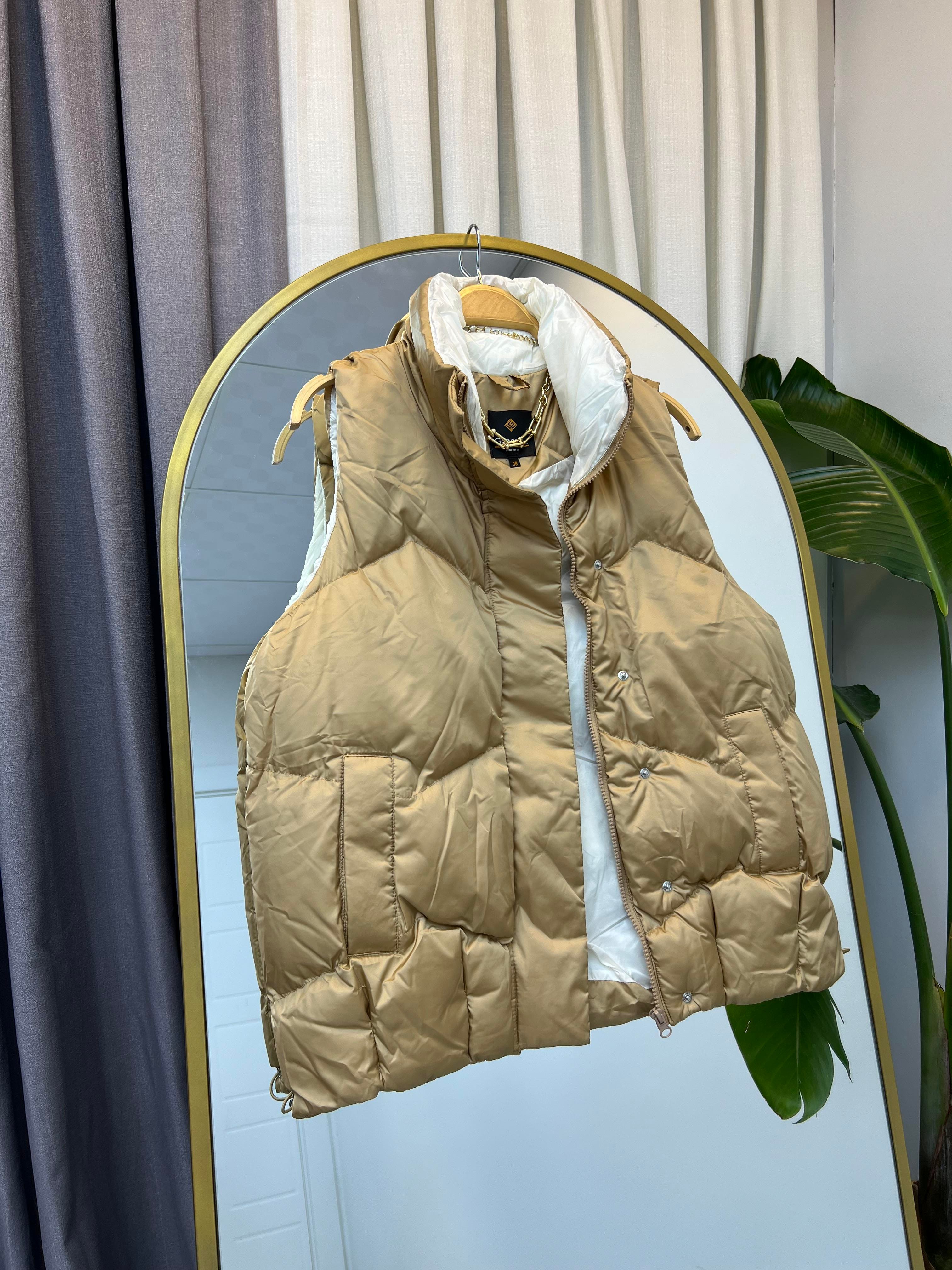 Puffer Şişme Yelek Gold