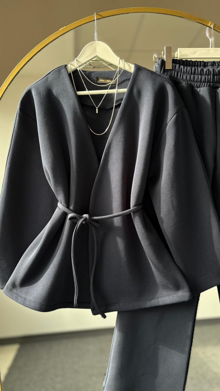 Layla 3 iplik takım Antrasit