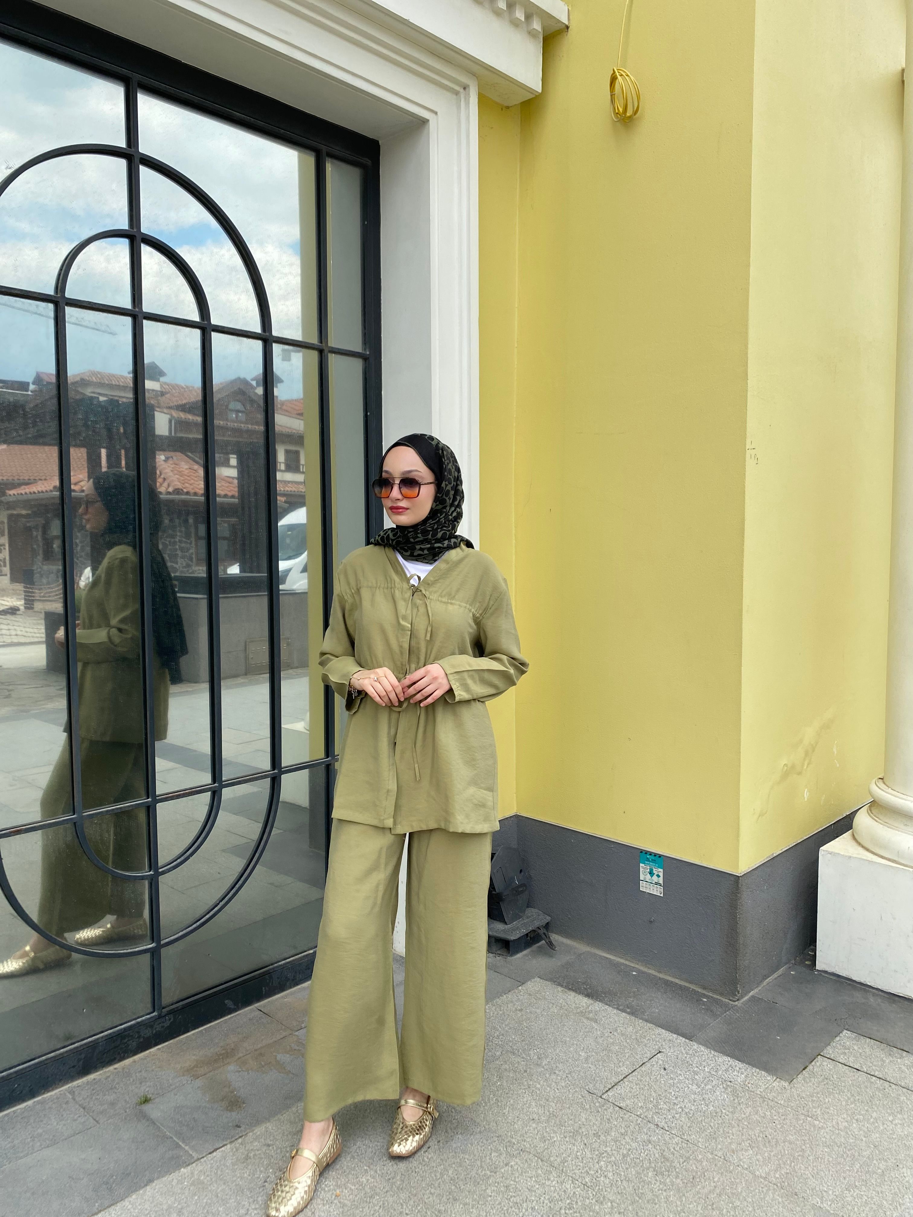 Modal Ketty Takım Yeşil