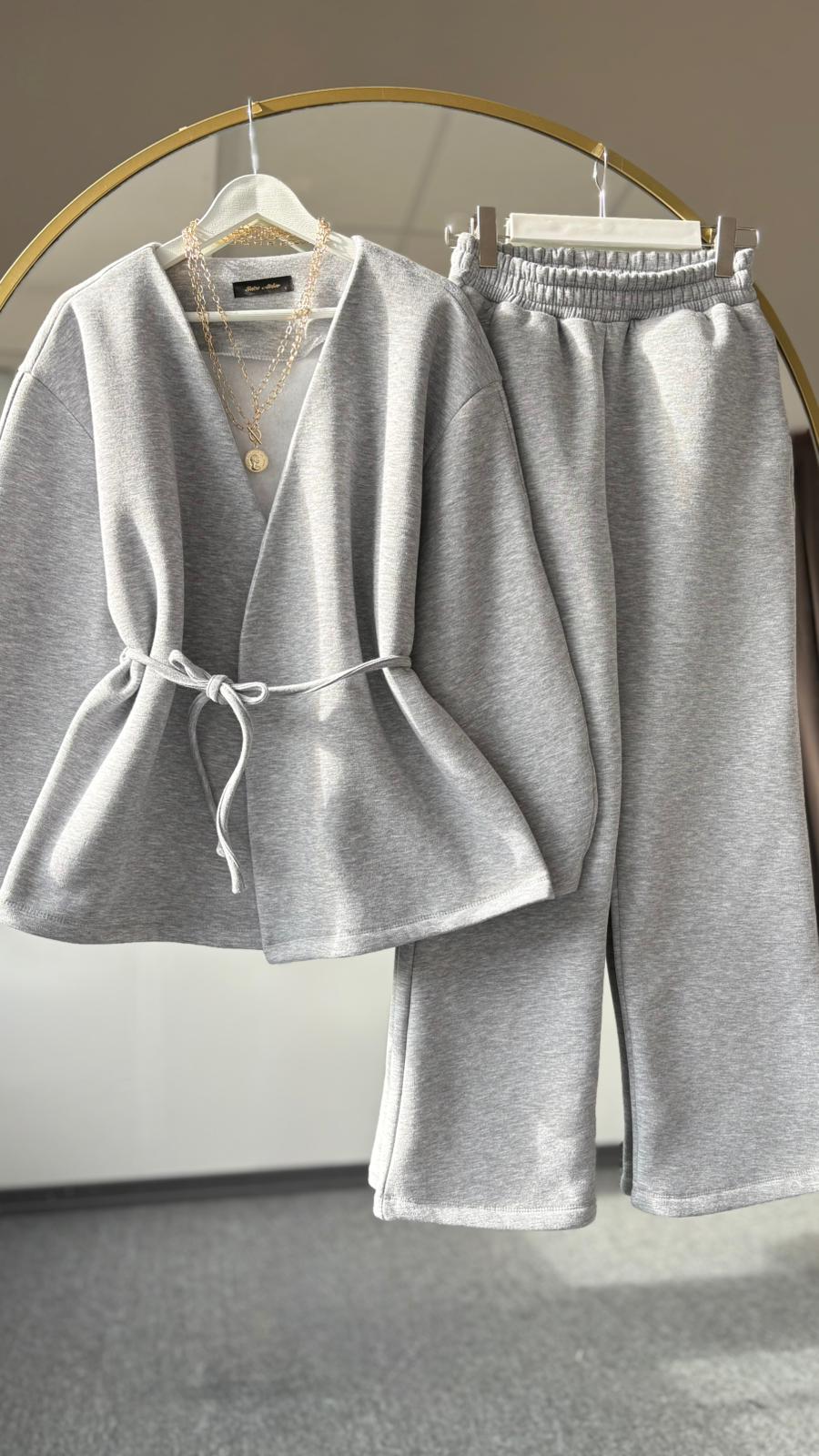 Layla 3 iplik takım GRİ