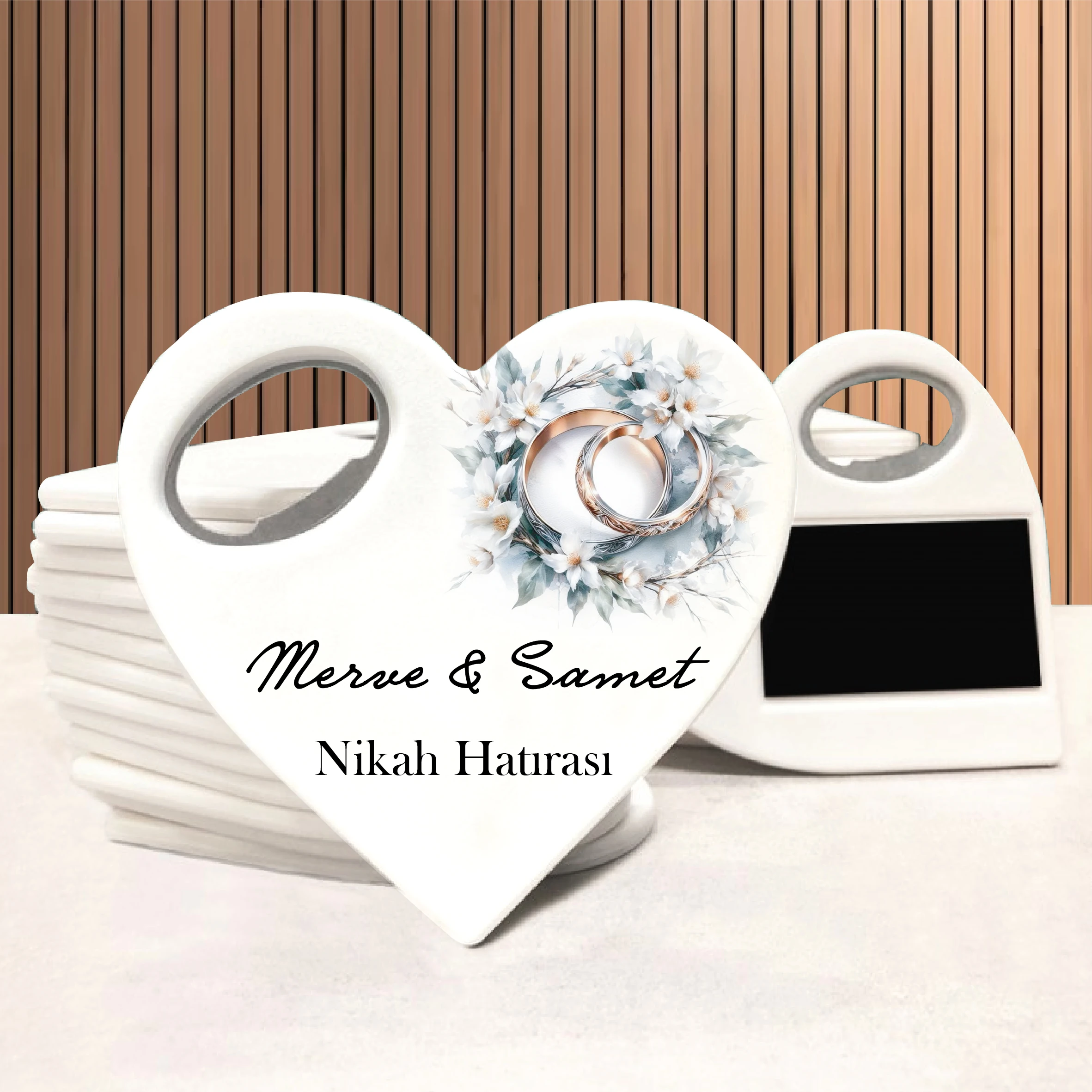 Kalp Açacak Magnet 10 Adet