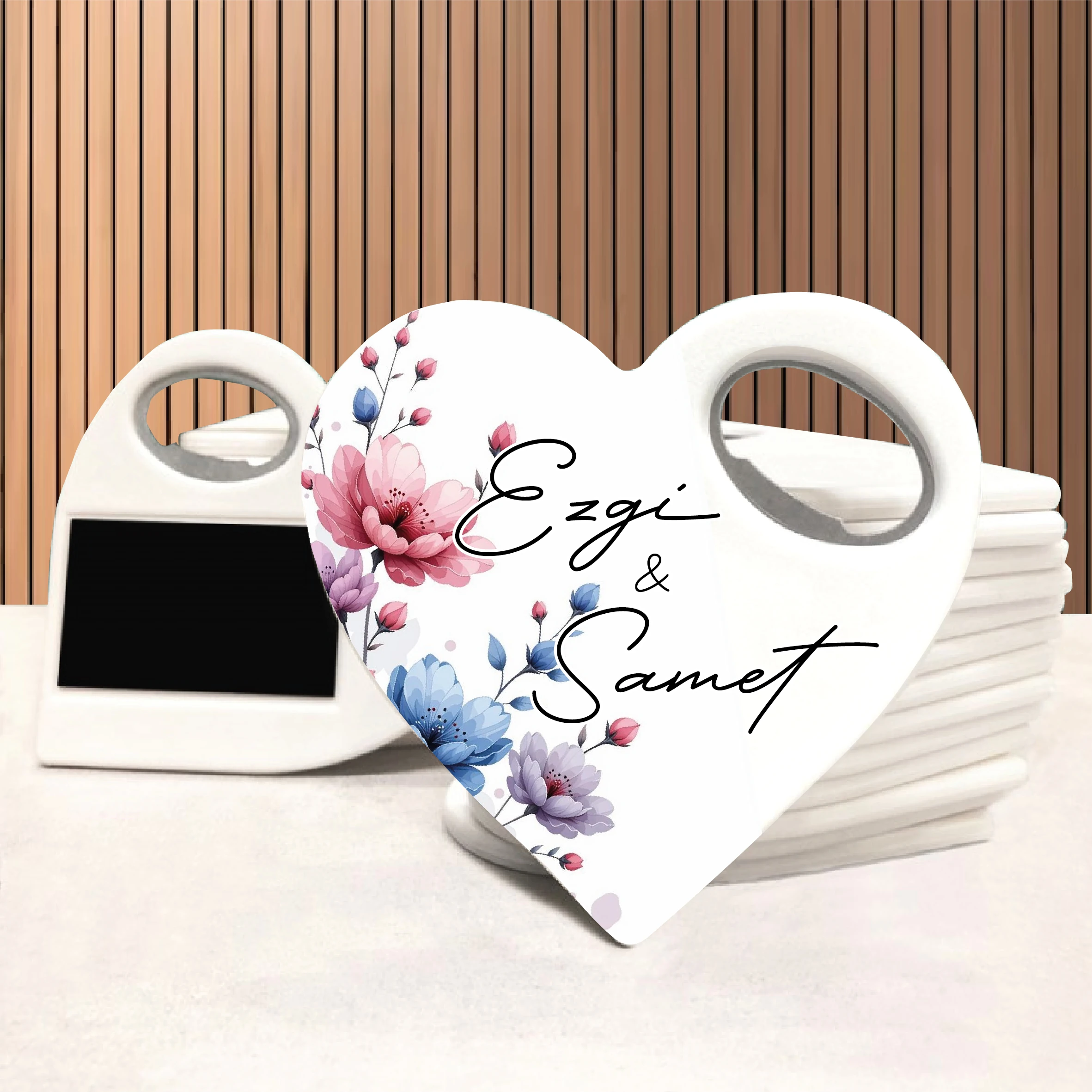 Kalp Açacak Magnet 10 Adet