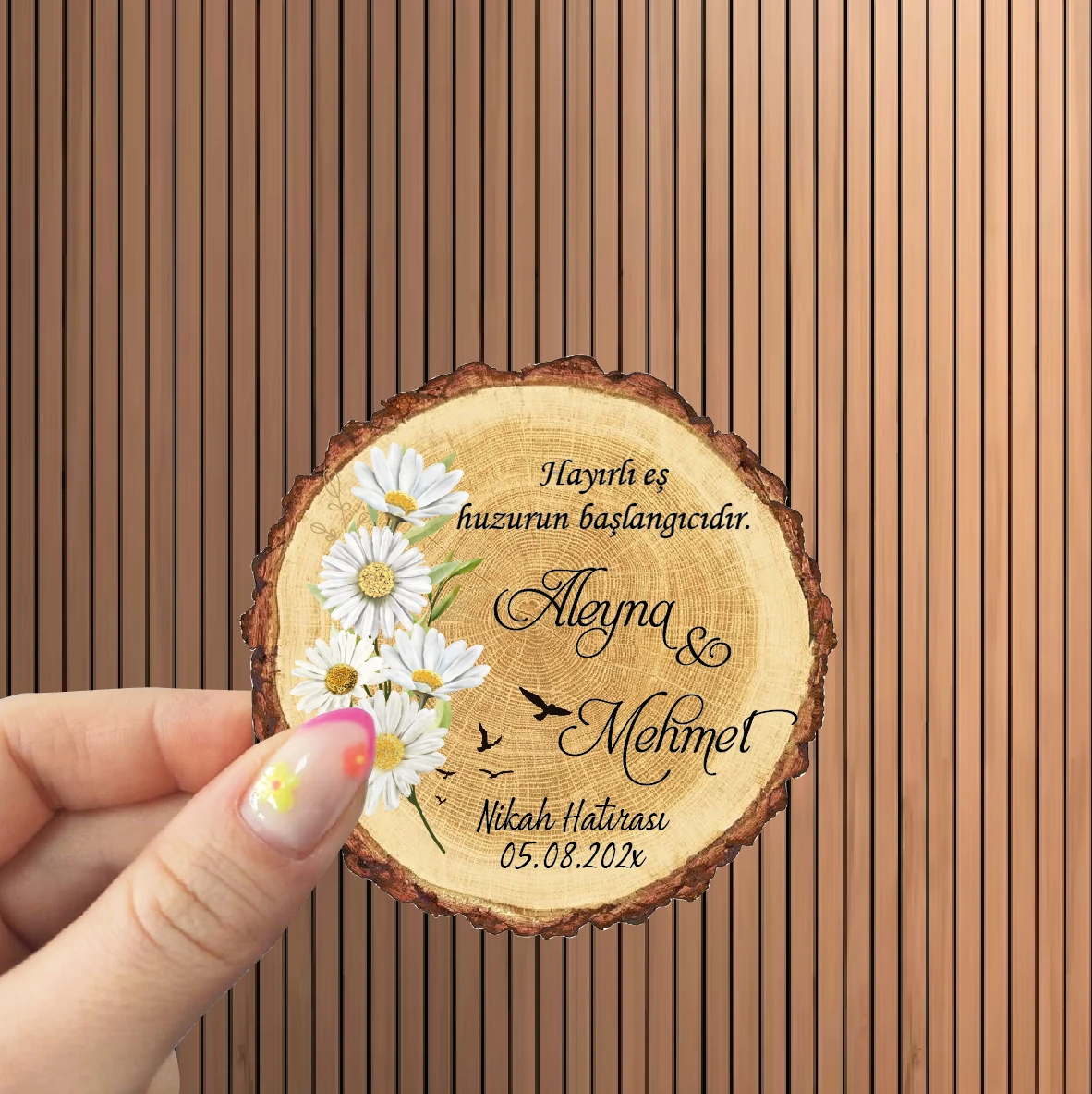 Kütük Dilim Magnet 25 Adet