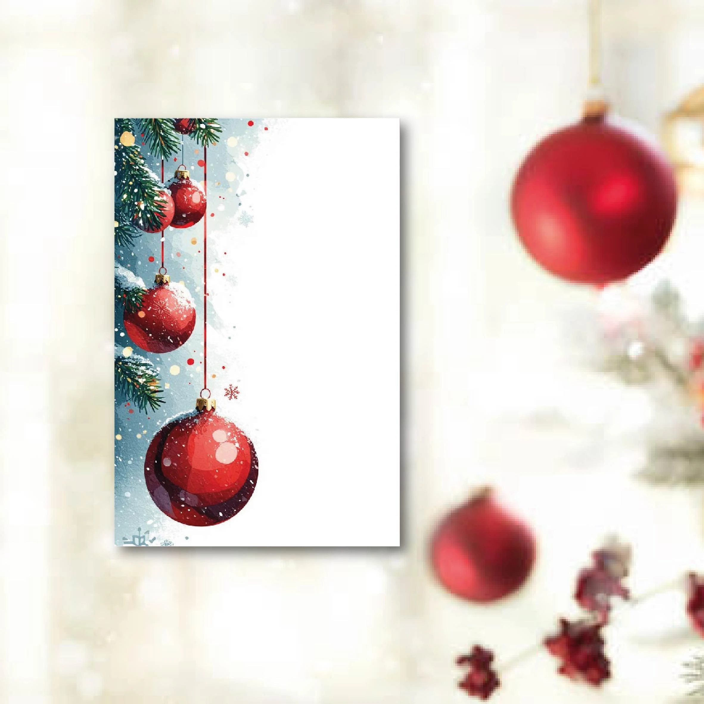 Yeni Yıl / Yılbaşı Hediye Kartı 10 Adet